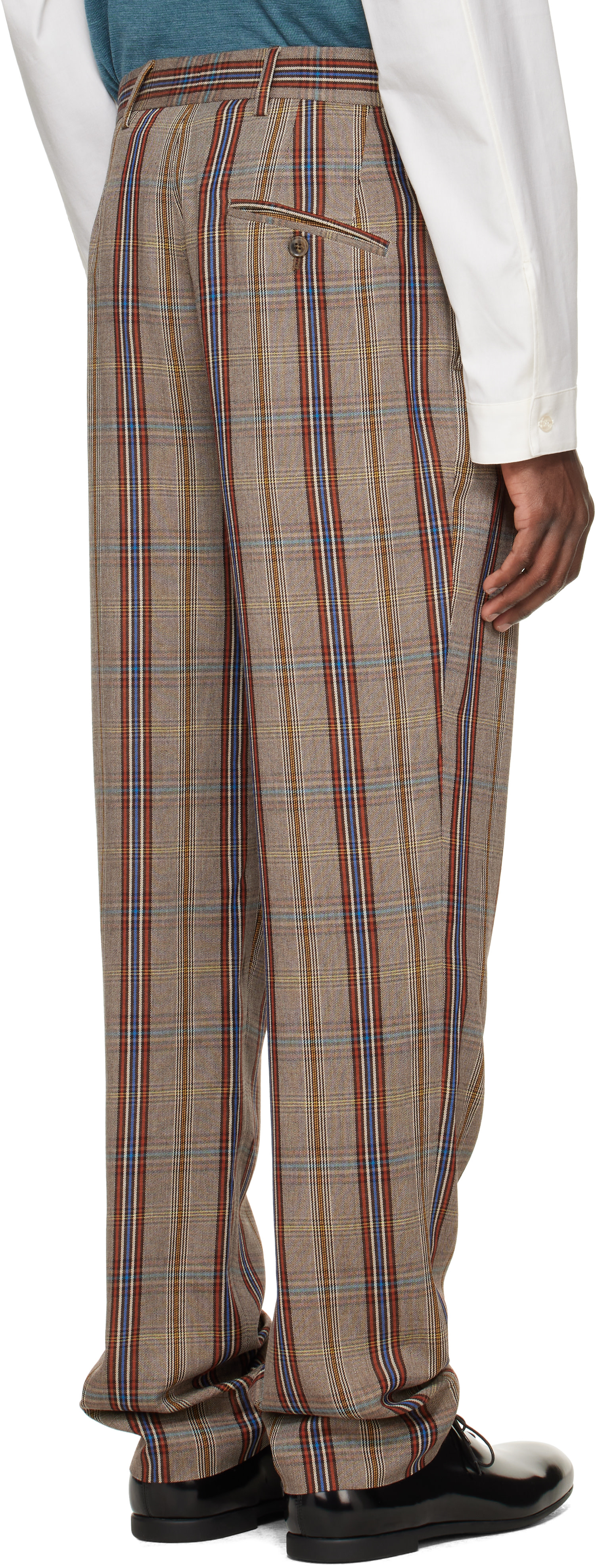 Vivienne Westwood: Beige Cruise Trousers | SSENSE South Korea