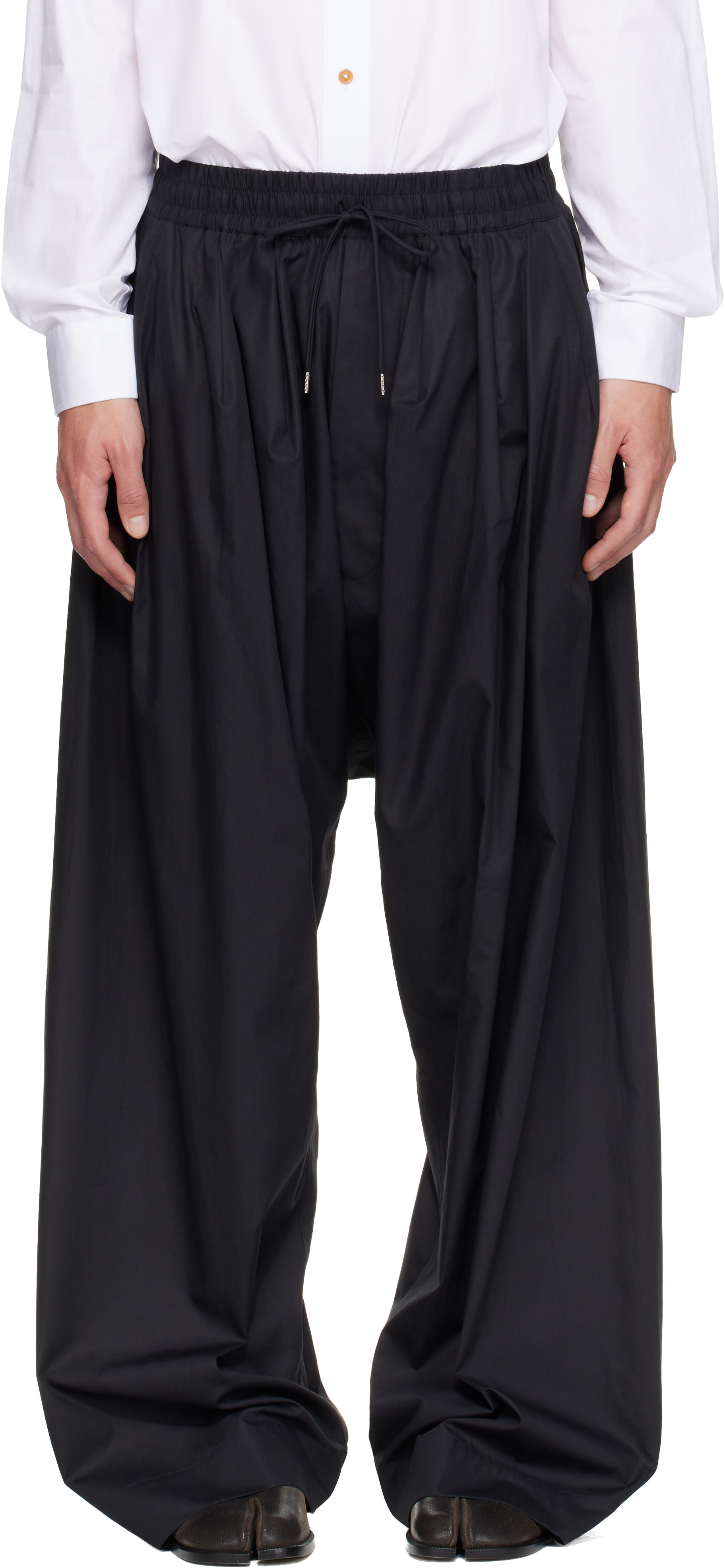 Vivienne Westwood MAN バルーンパンツ ブラック 44 Vivienne Westwood: Black Balloon Trousers | SSENSE