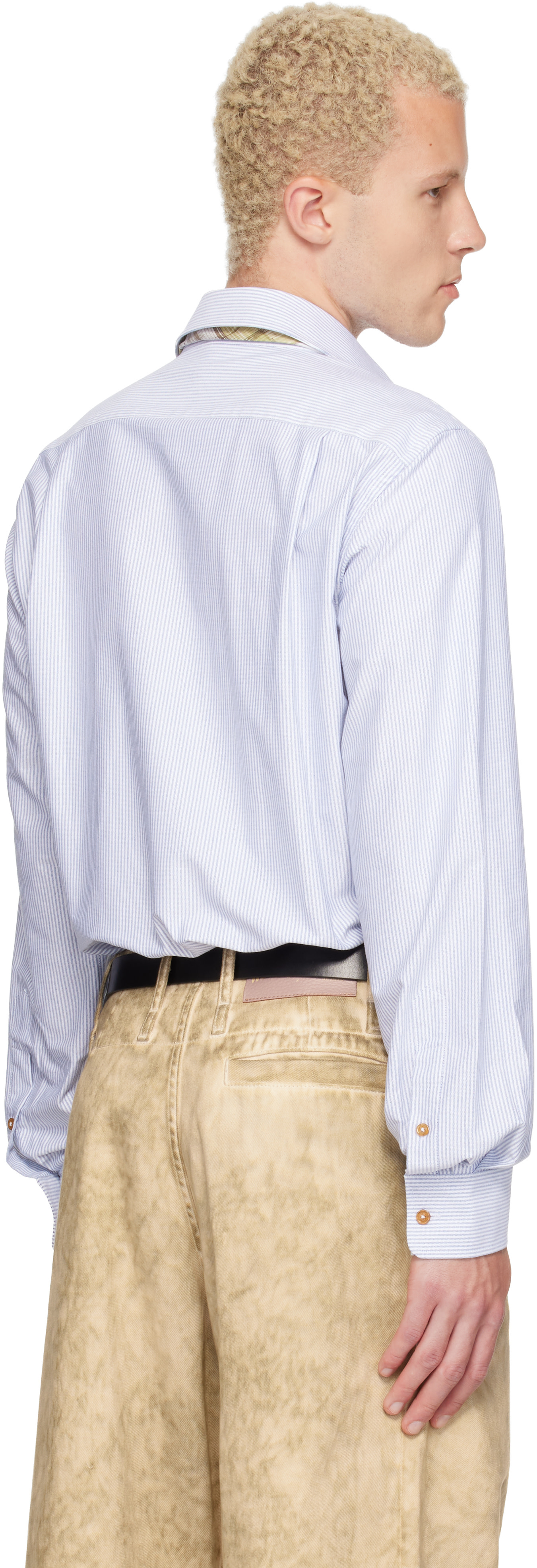 Vivienne Westwood - Blue & White Two Button Krall Shirt