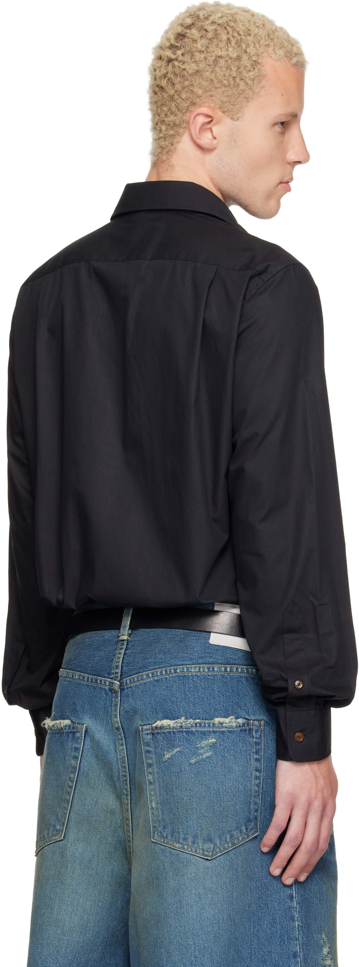Vivienne Westwood - Black Two Button Krall Shirt