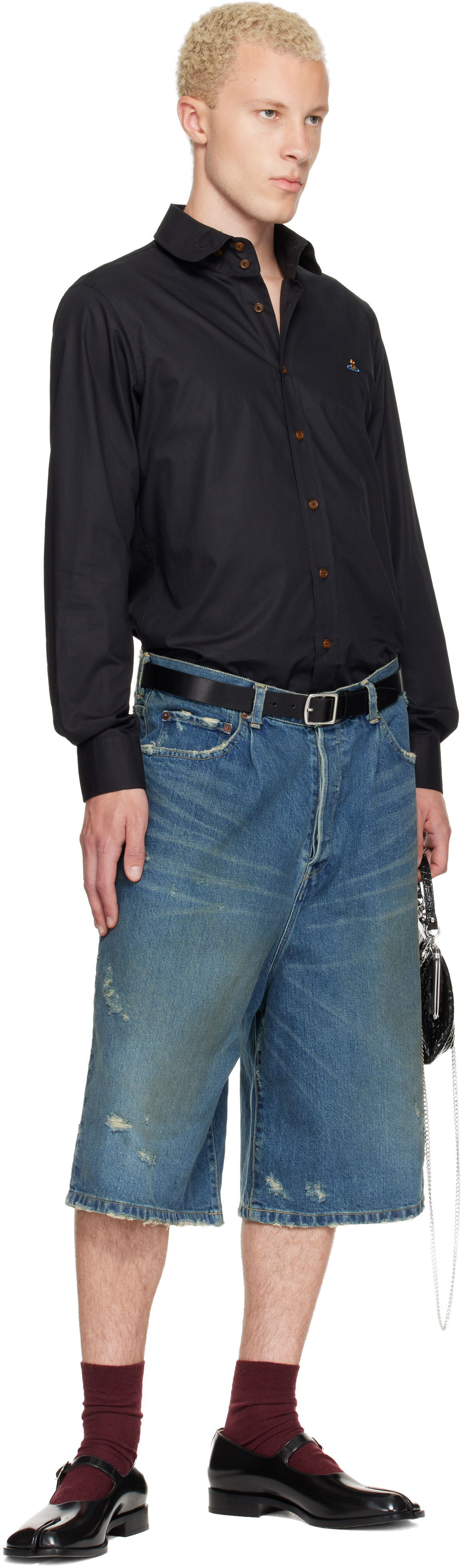 Vivienne Westwood - Black Two Button Krall Shirt