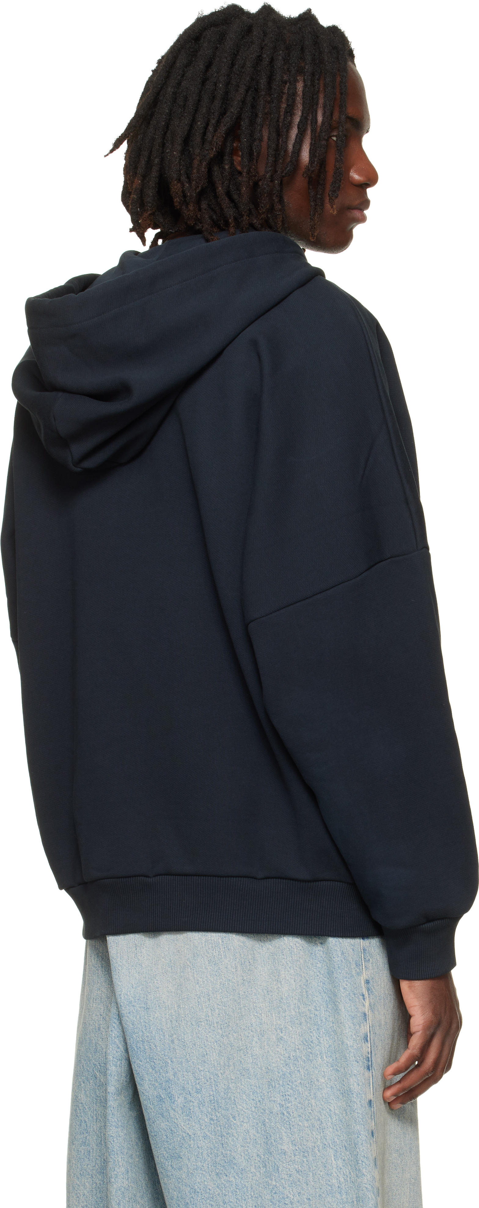 Vivienne Westwood: Navy Batwing Hoodie | SSENSE