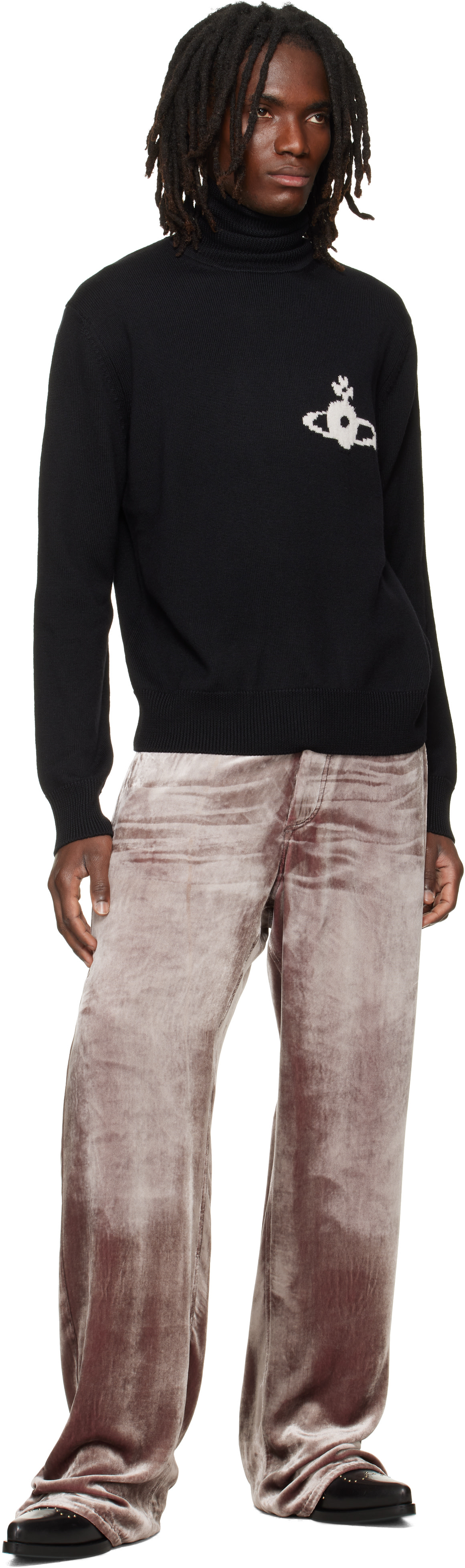 Vivienne Westwood: Black Mark Turtleneck | SSENSE Argentina