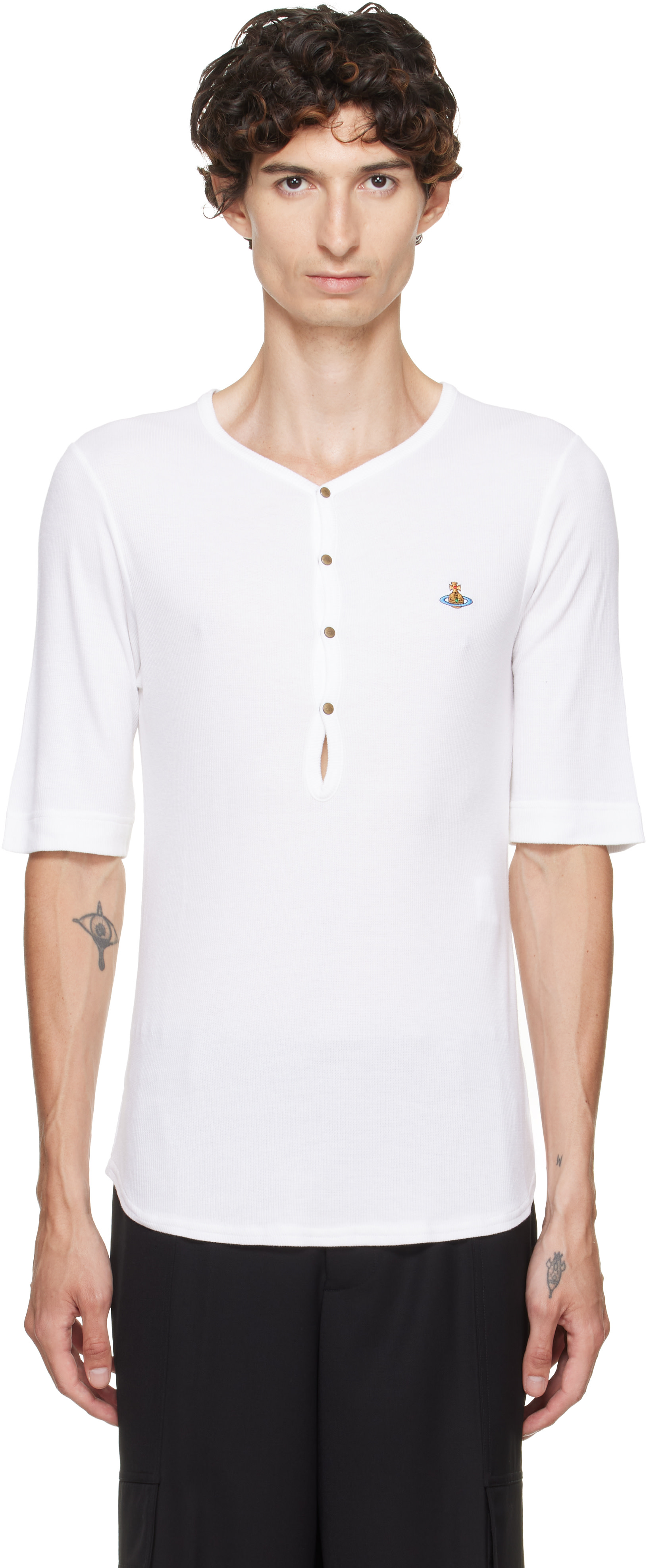 Vivienne Westwood: White Sailor Henley | SSENSE