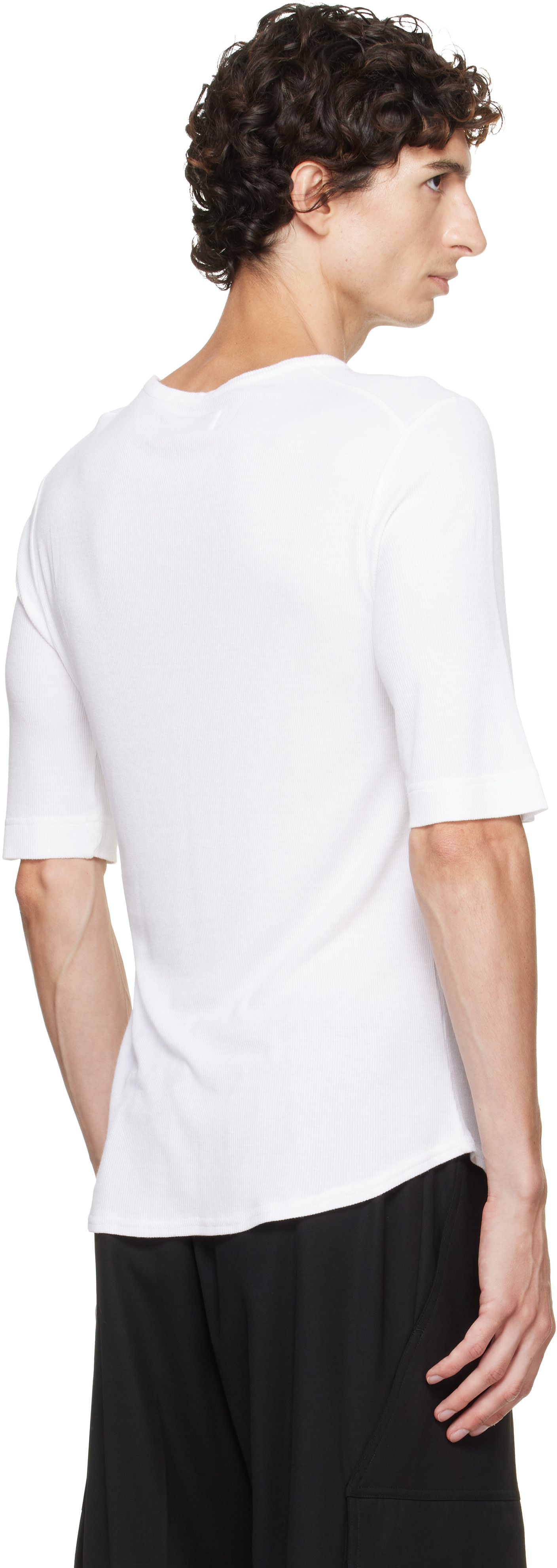 Vivienne Westwood: ホワイト Sailor ヘンリーネック Tシャツ | SSENSE