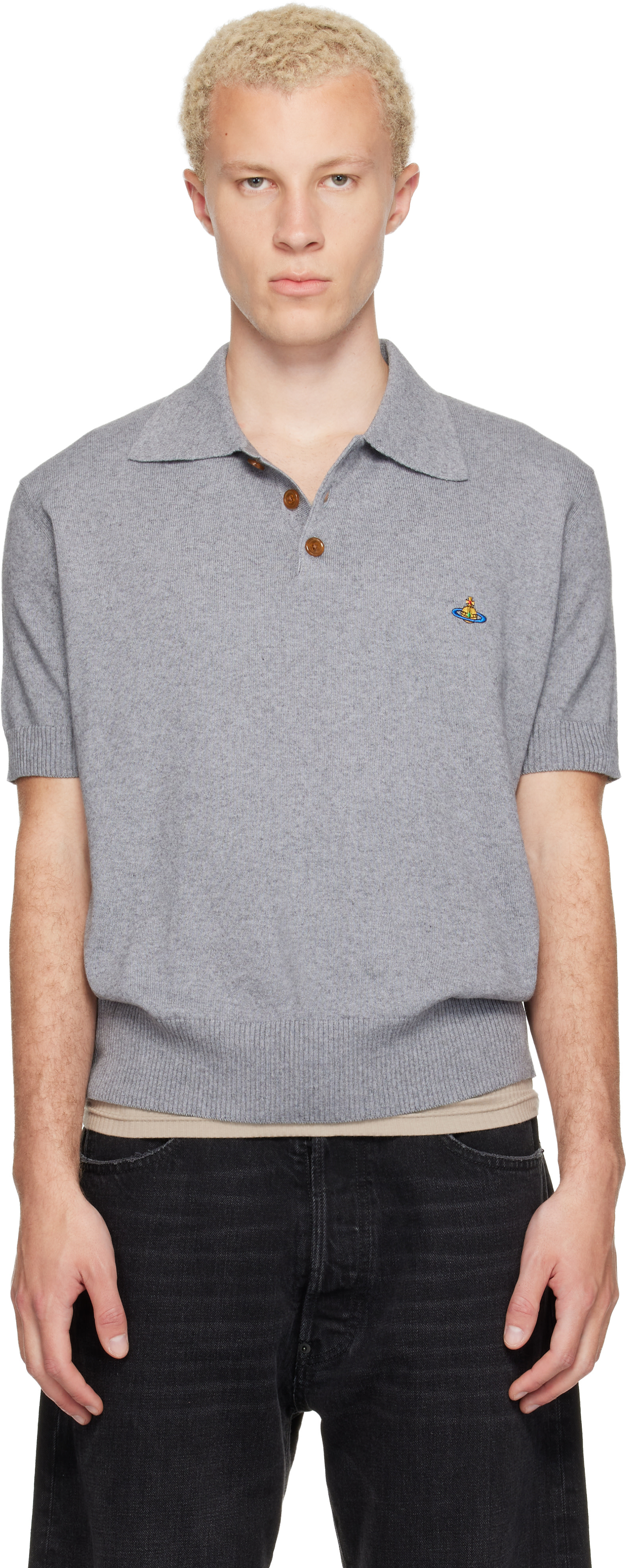 Vivienne Westwood: Gray Mark Polo | SSENSE