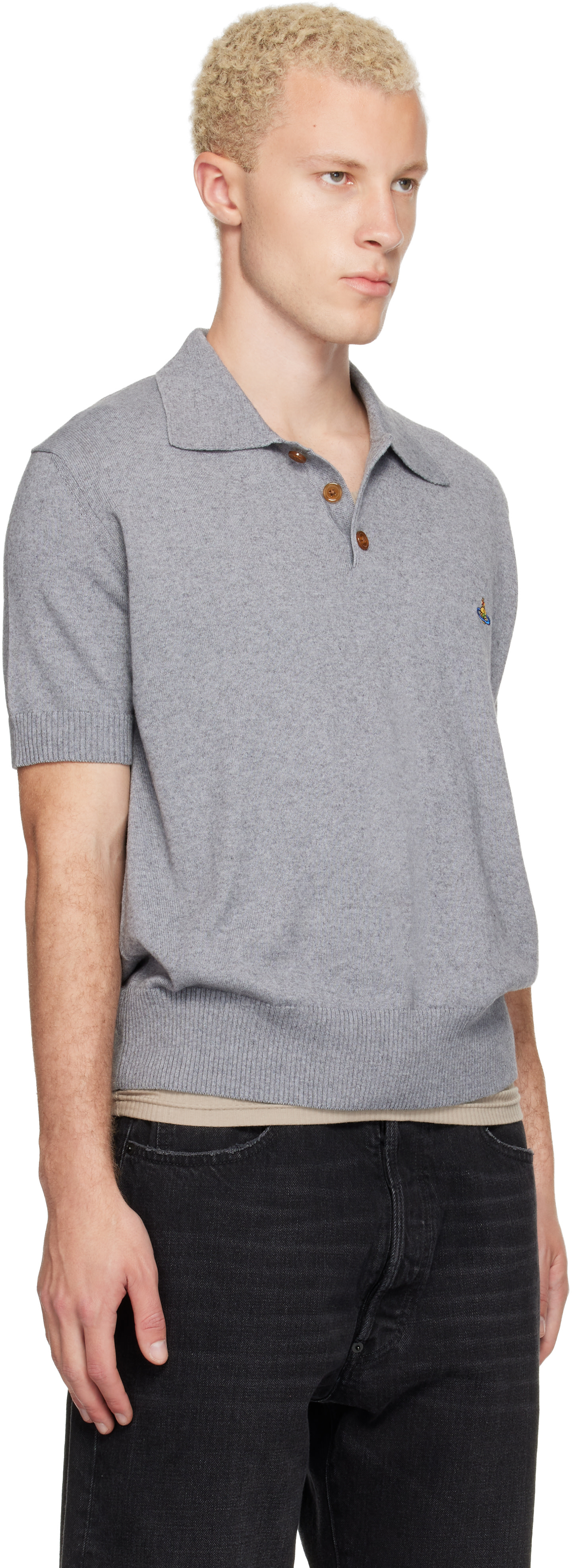 Vivienne Westwood: Gray Mark Polo | SSENSE