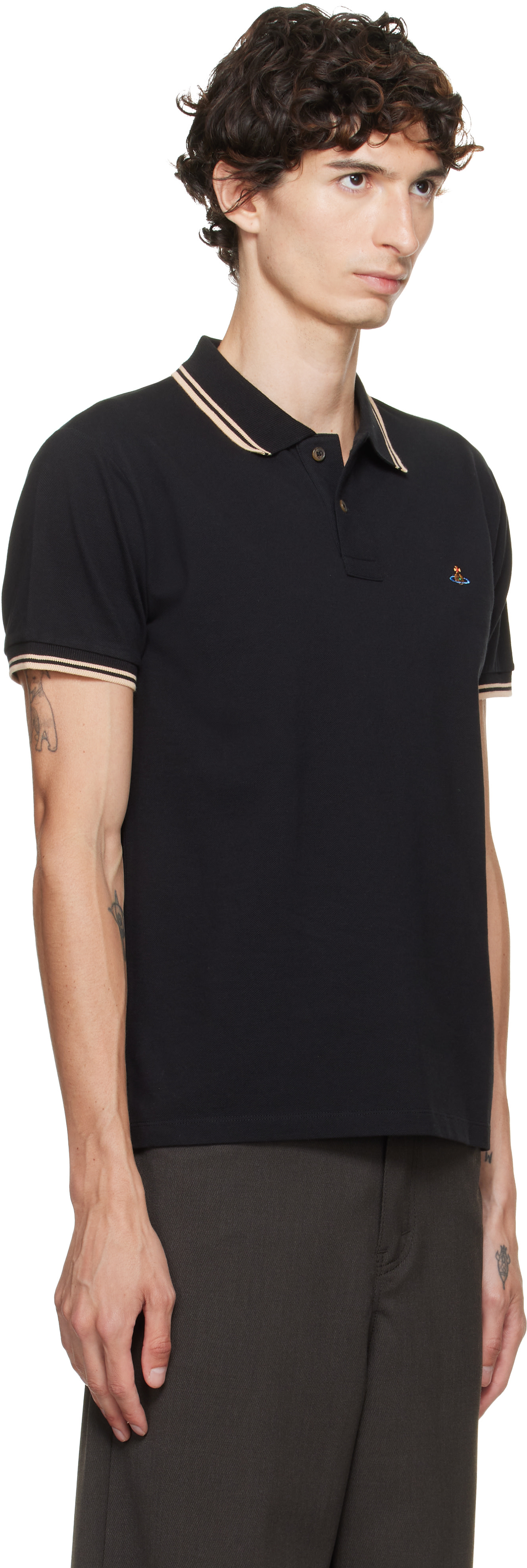 Vivienne Westwood: Black Classic Polo | SSENSE