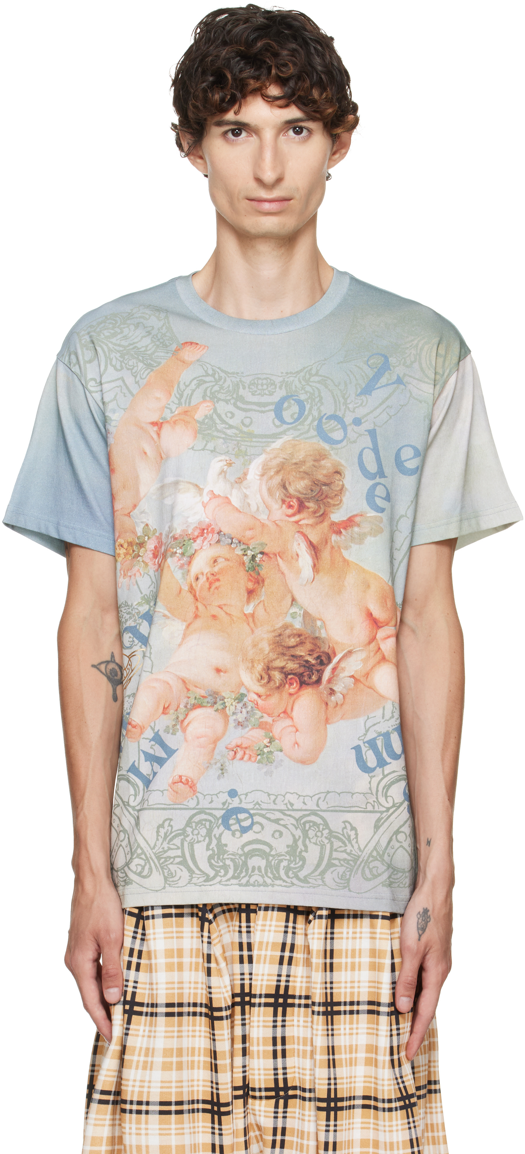 Vivienne Westwood: ブルー Classic Tシャツ | SSENSE 日本