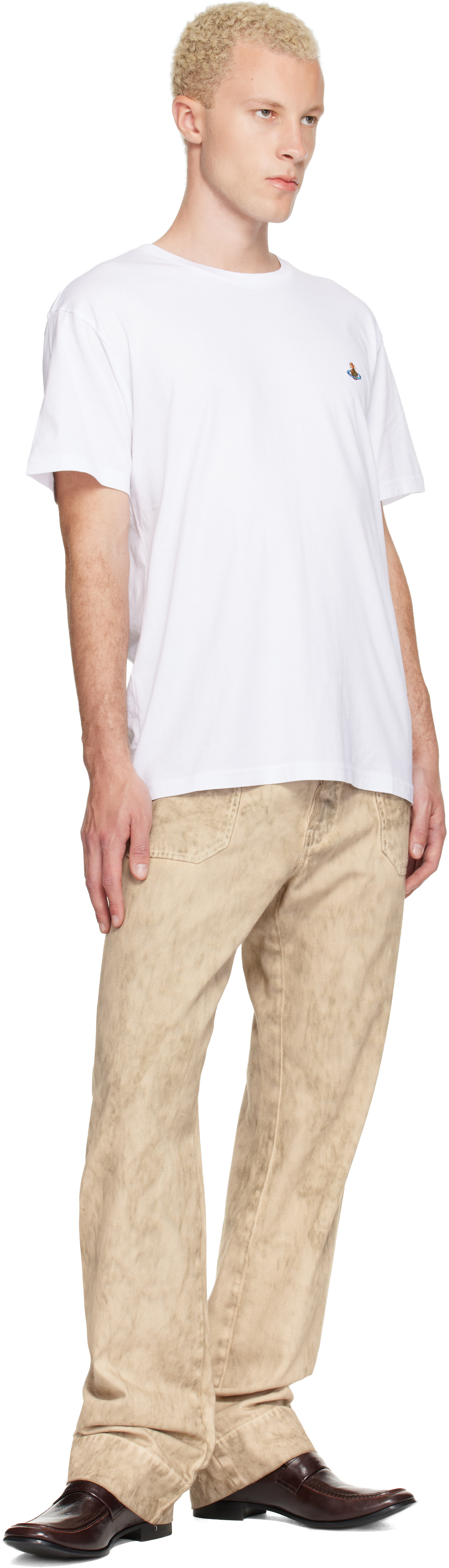 Vivienne Westwood: White Classic Multicolor Orb T-shirt | SSENSE