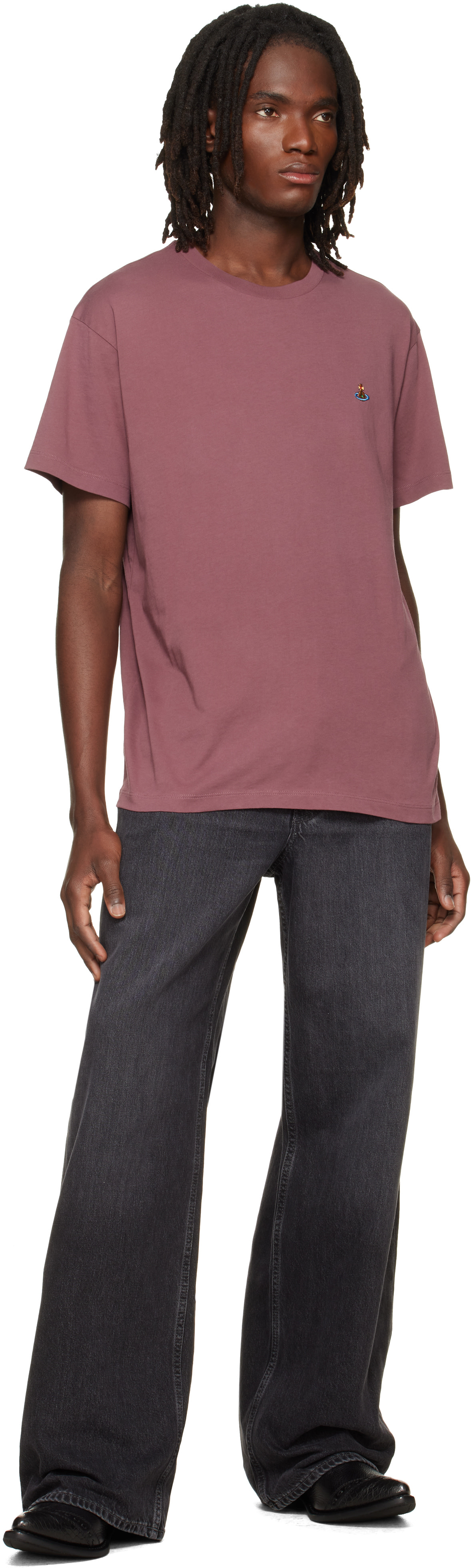 Vivienne Westwood: Red Classic Multicolour Orb T-shirt | SSENSE