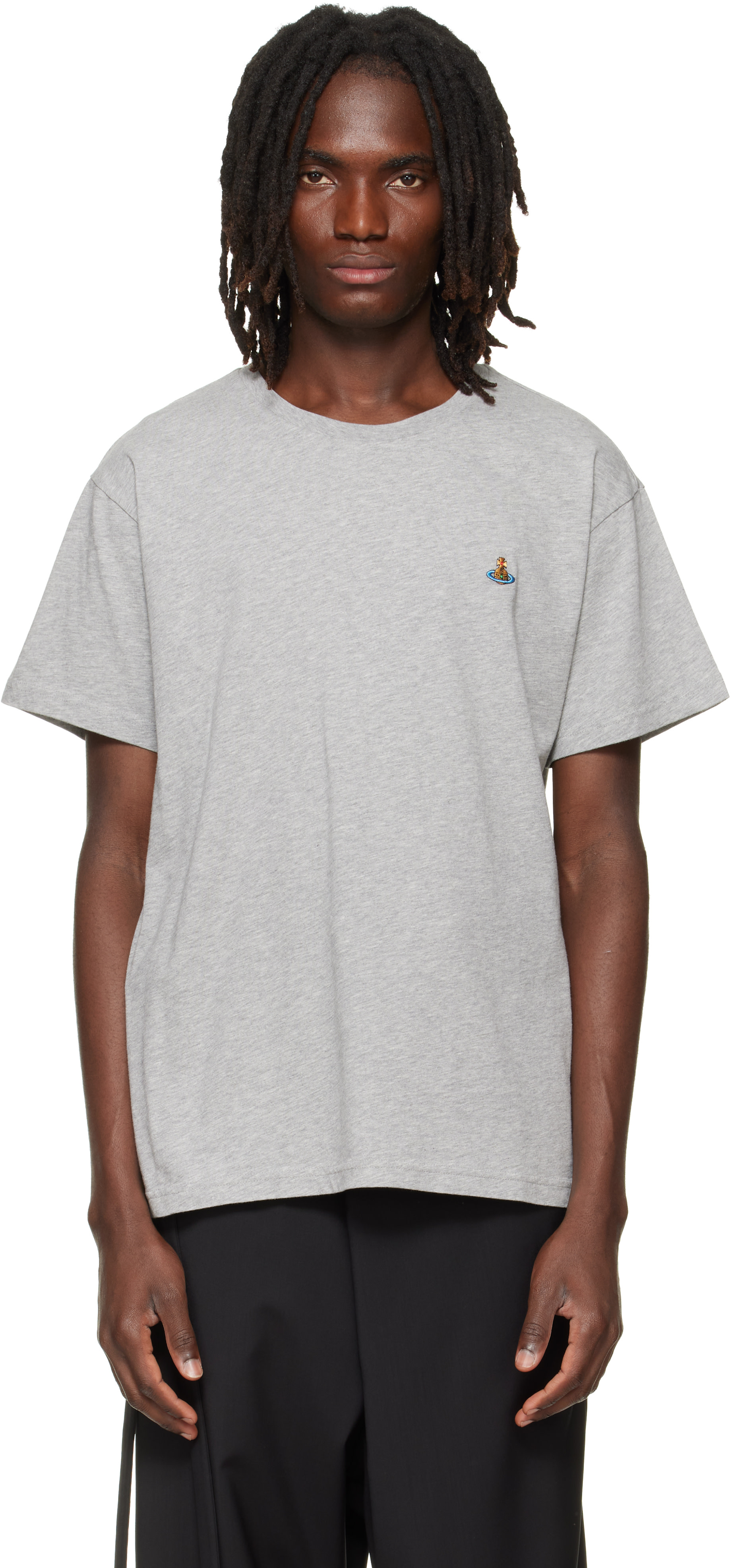 Vivienne Westwood: Gray Classic Orb T-shirt | SSENSE