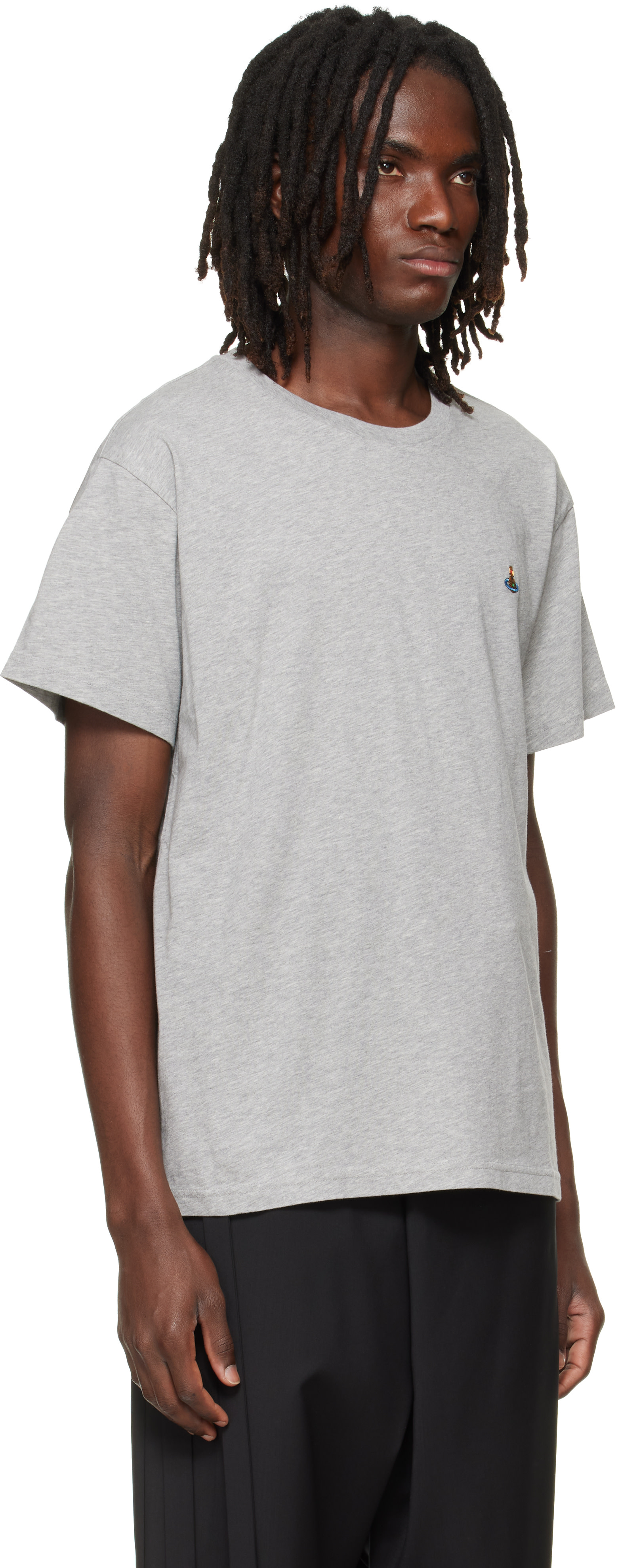 Vivienne Westwood: Gray Classic Orb T-shirt | SSENSE