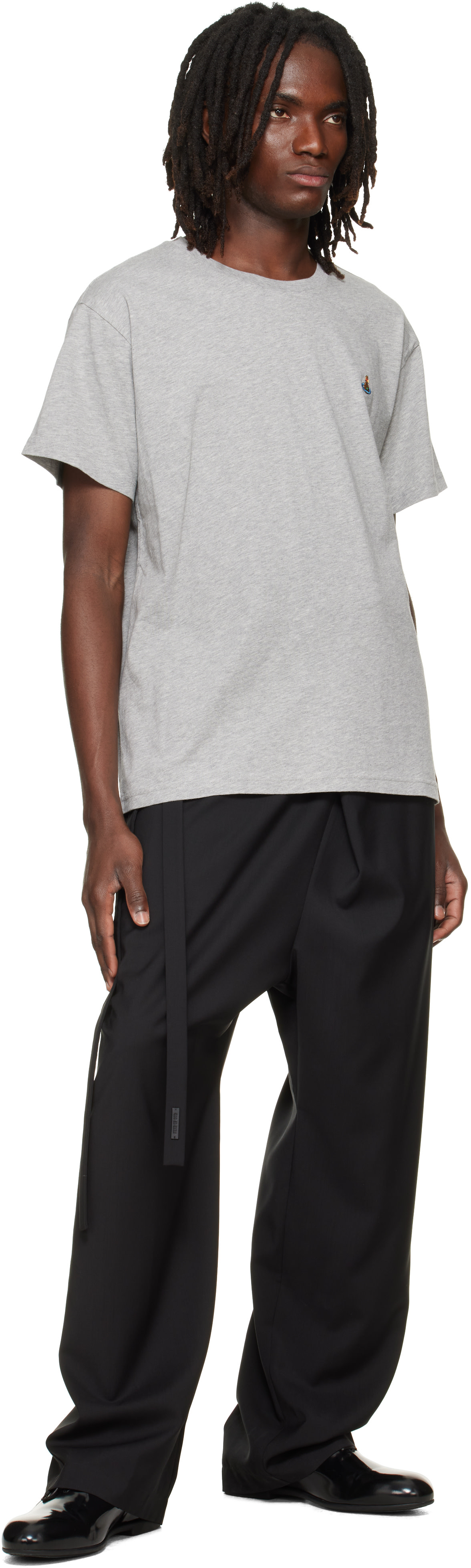 Vivienne Westwood: Gray Classic Orb T-shirt | SSENSE