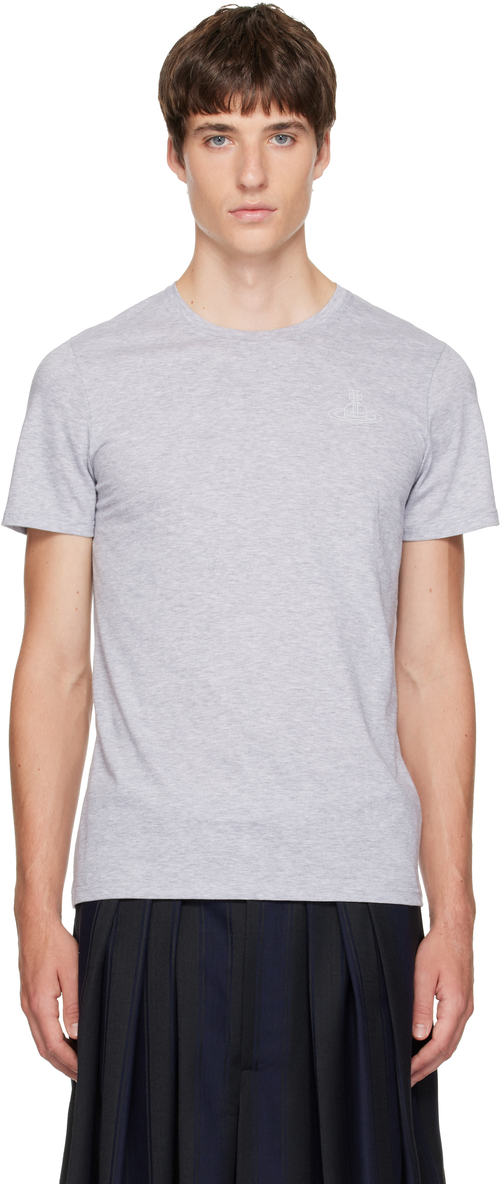 Vivienne Westwood: Two-Pack Gray Cotton T-shirts | SSENSE Denmark