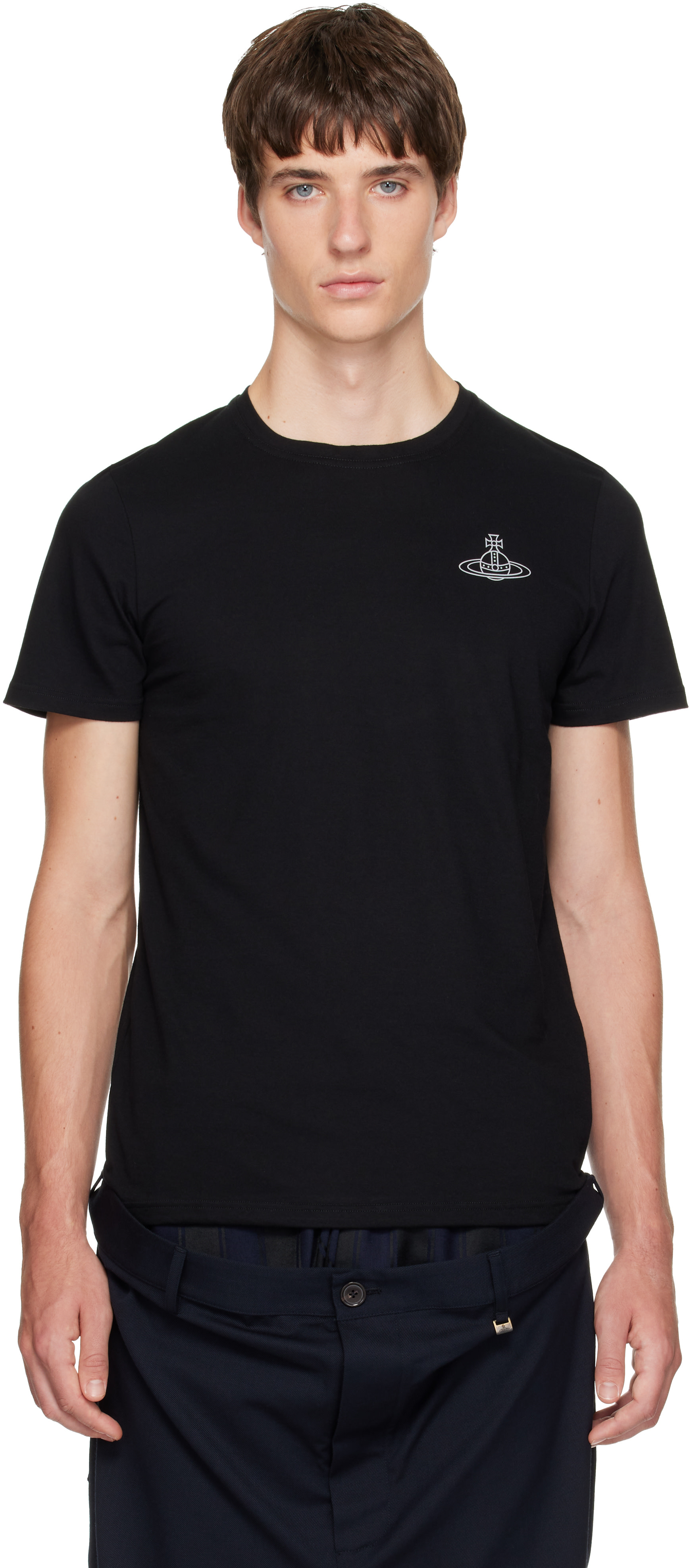 Vivienne Westwood MAN Tシャツ ブラック Vivienne Westwood: Two-Pack Black Cotton T-shirts | SSENSE
