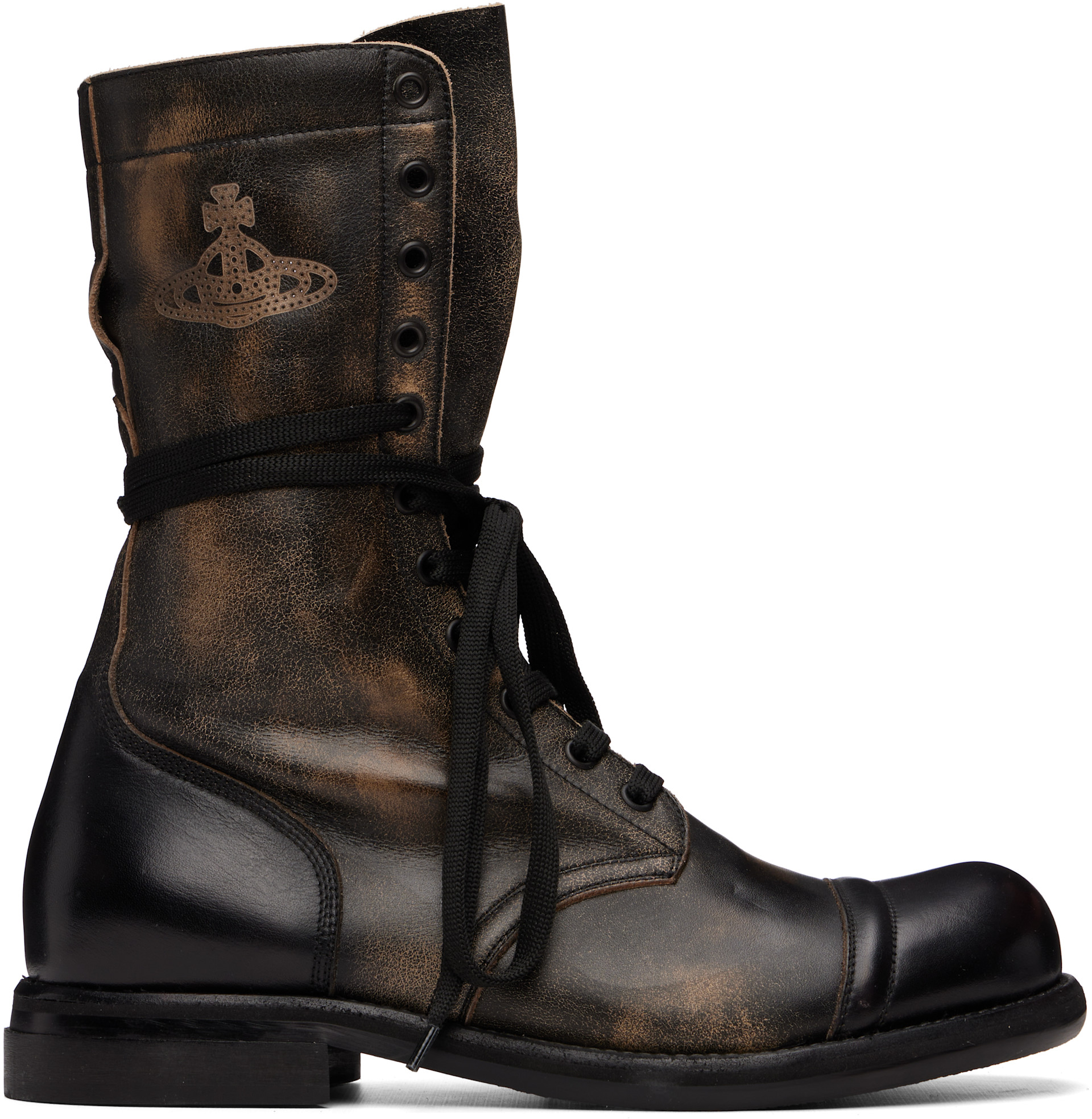 Vivienne Westwood ブーツ Vivienne Westwood: ブラック Parachute ブーツ | SSENSE 日本