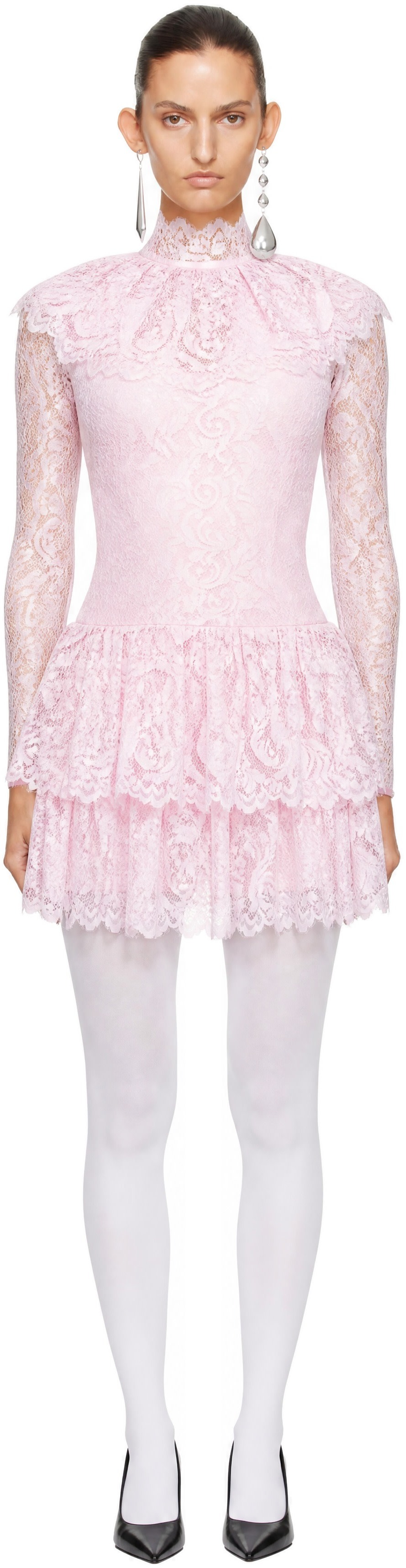 LAURA ANDRASCHKO - Robe midi Teatime rose