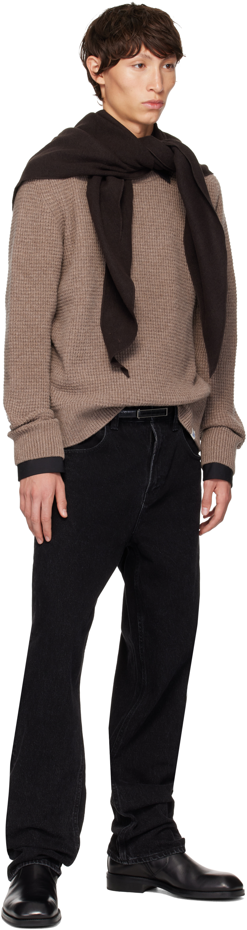 colbo - Brown Triangle Scarf
