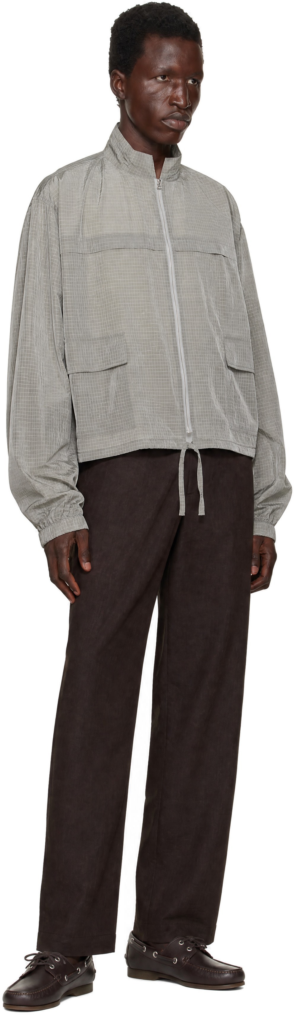 colbo - Gray Ripstop Track Jacket