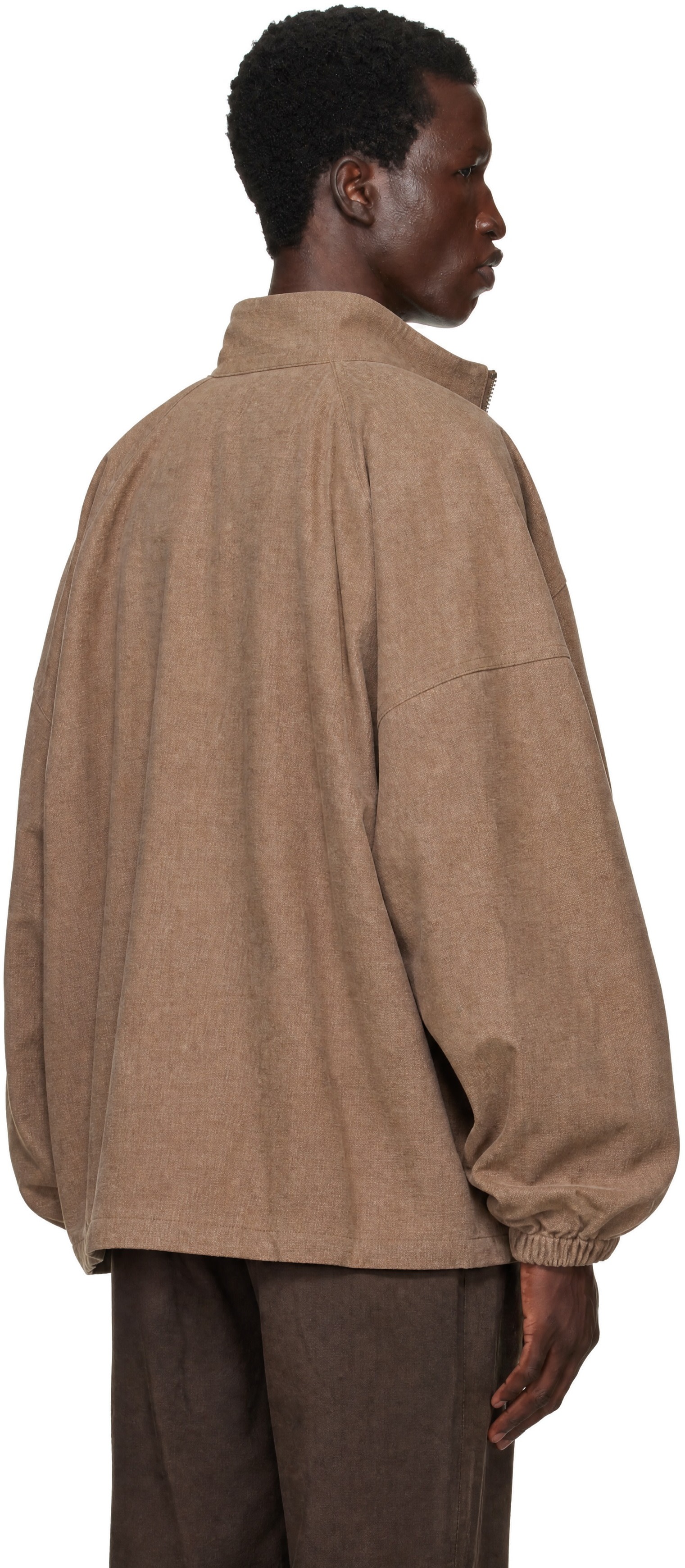 colbo - Brown Half Zip Parka