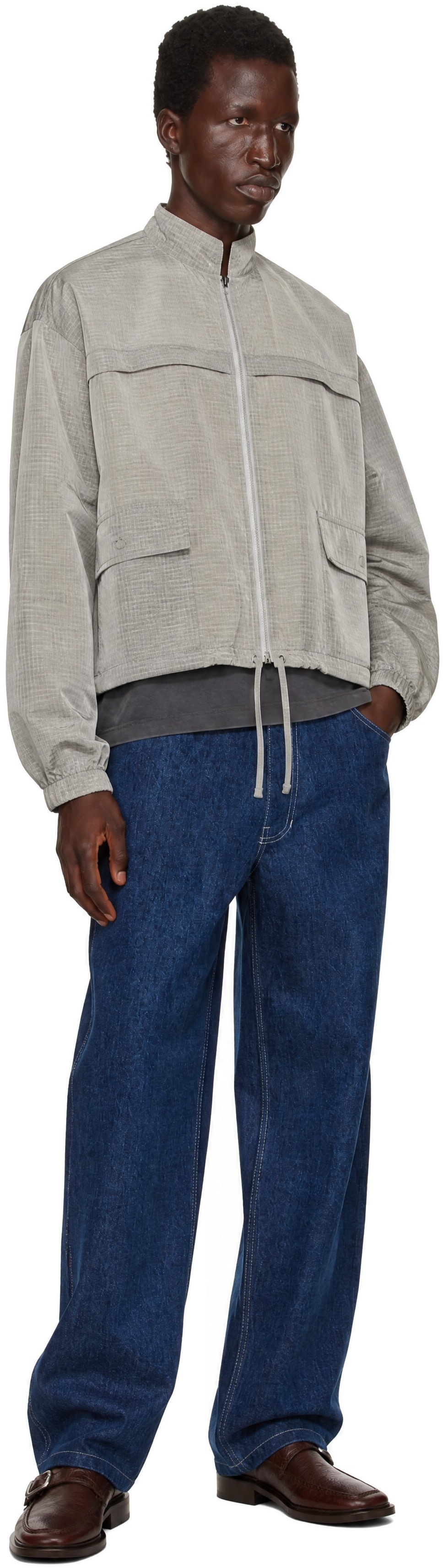 colbo - Blue Stonewashed Tapered Jeans