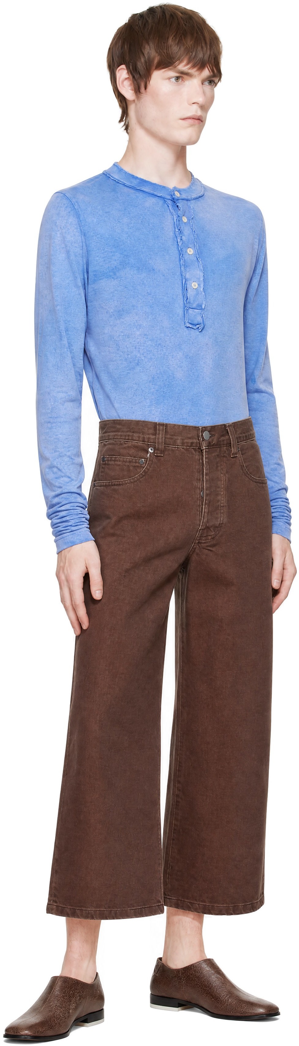 colbo - Brown Big Pocket Jeans