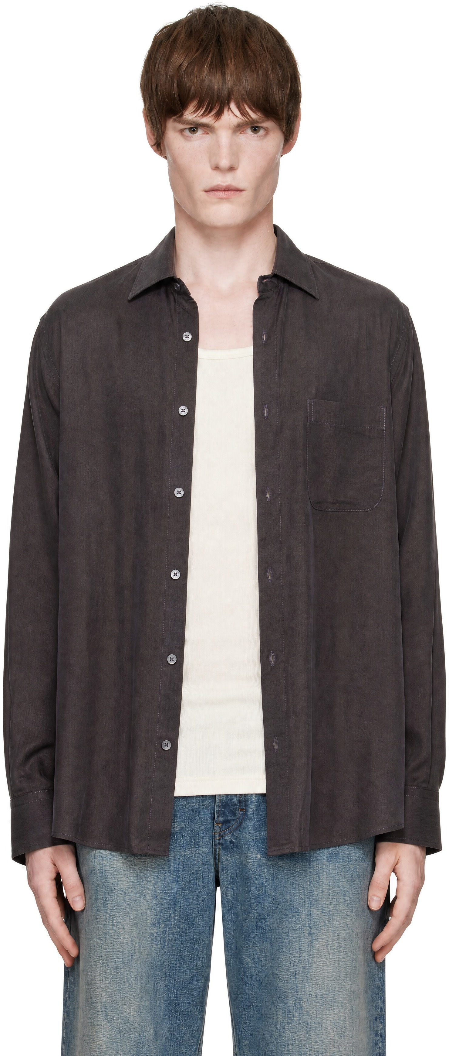 colbo - Brown Pen Shirt
