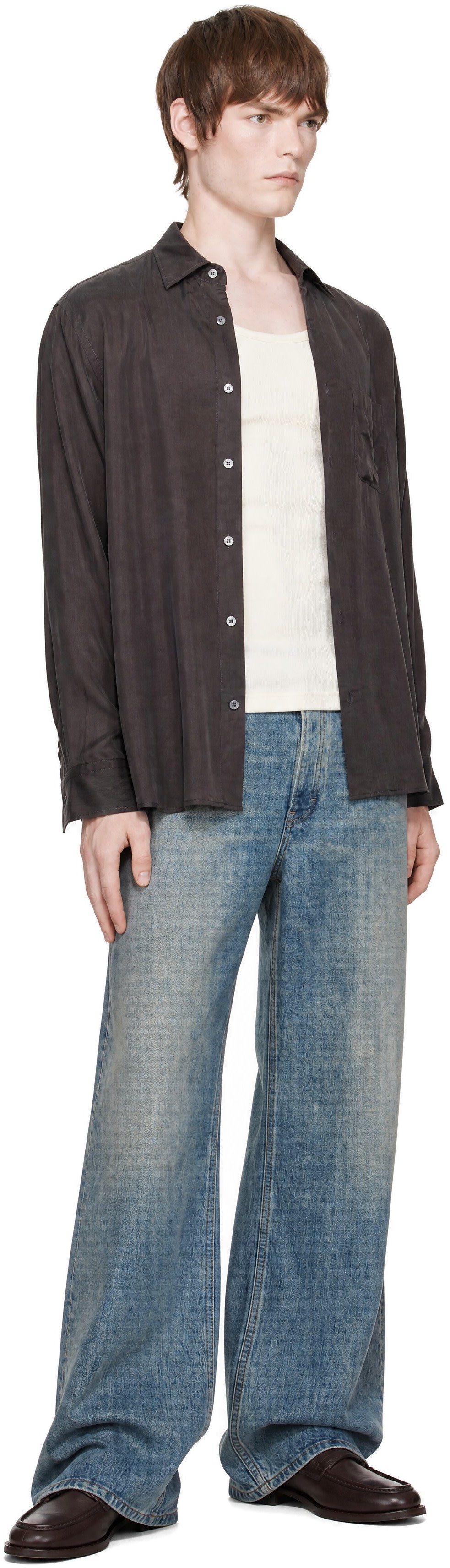 colbo - Chemise Pen brune