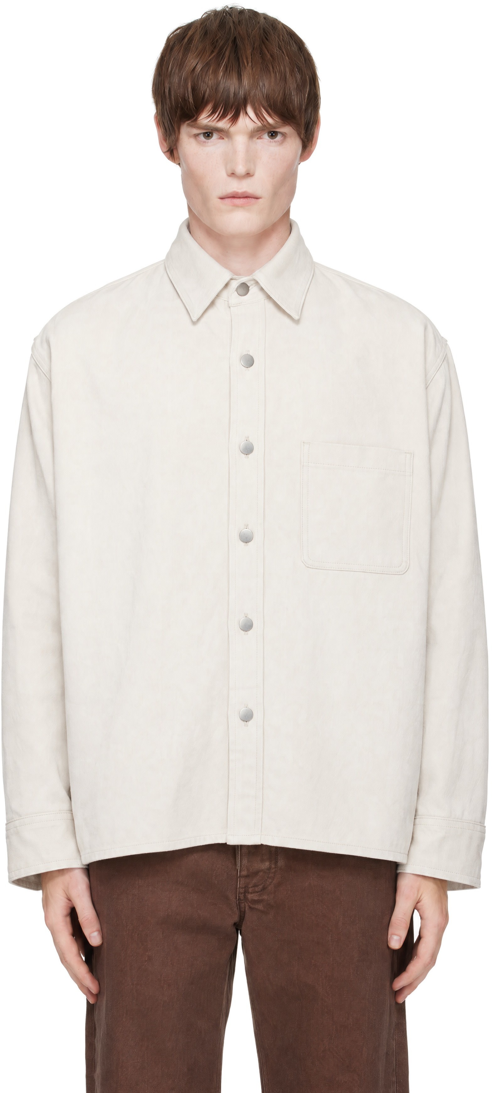 colbo - Off-White Denim Overshirt
