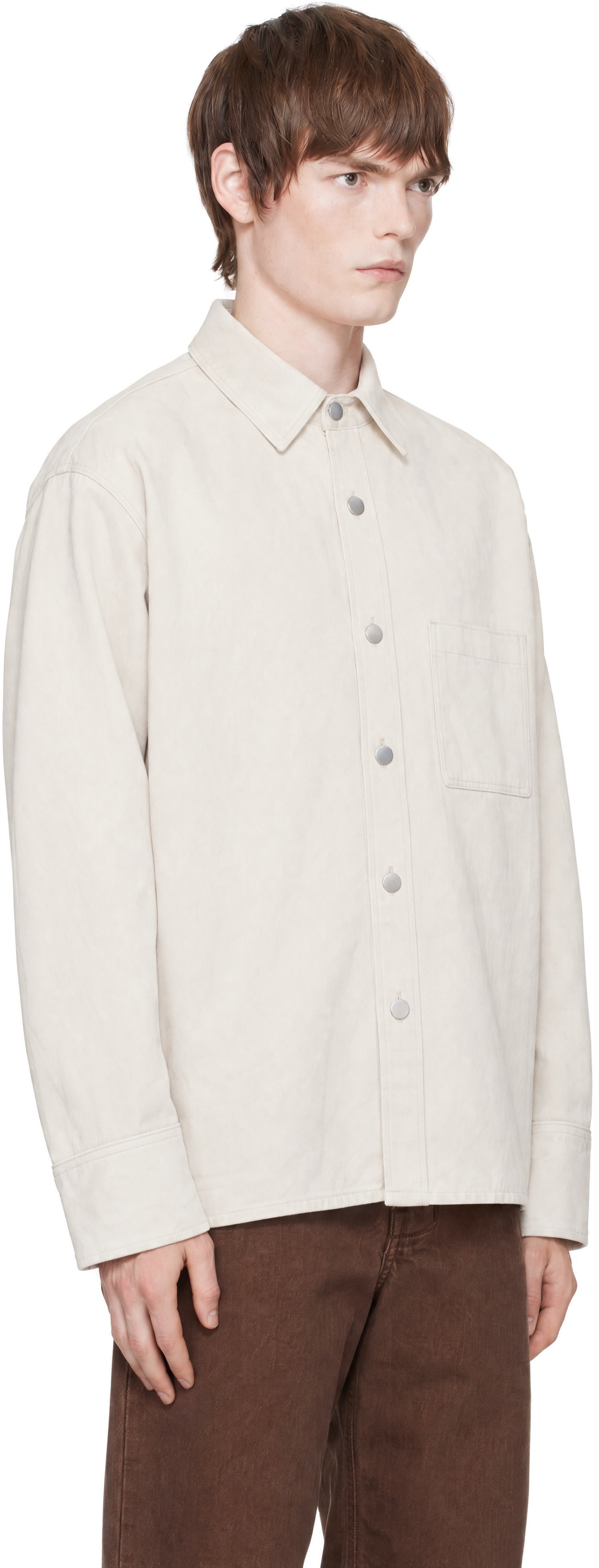 colbo - Off-White Denim Overshirt