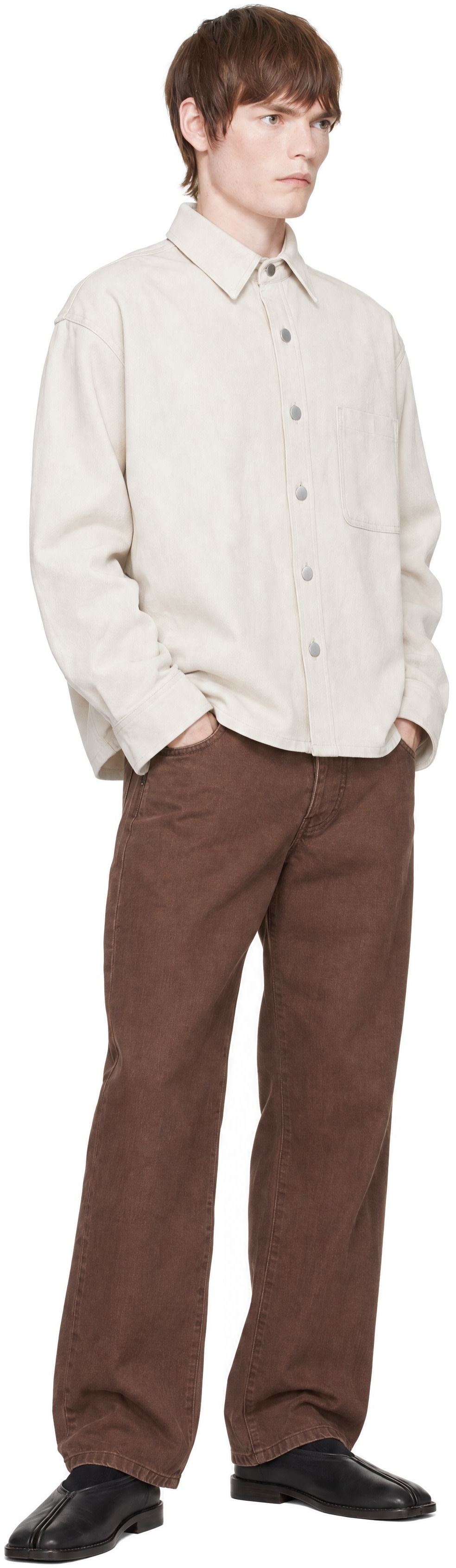 colbo - Off-White Denim Overshirt