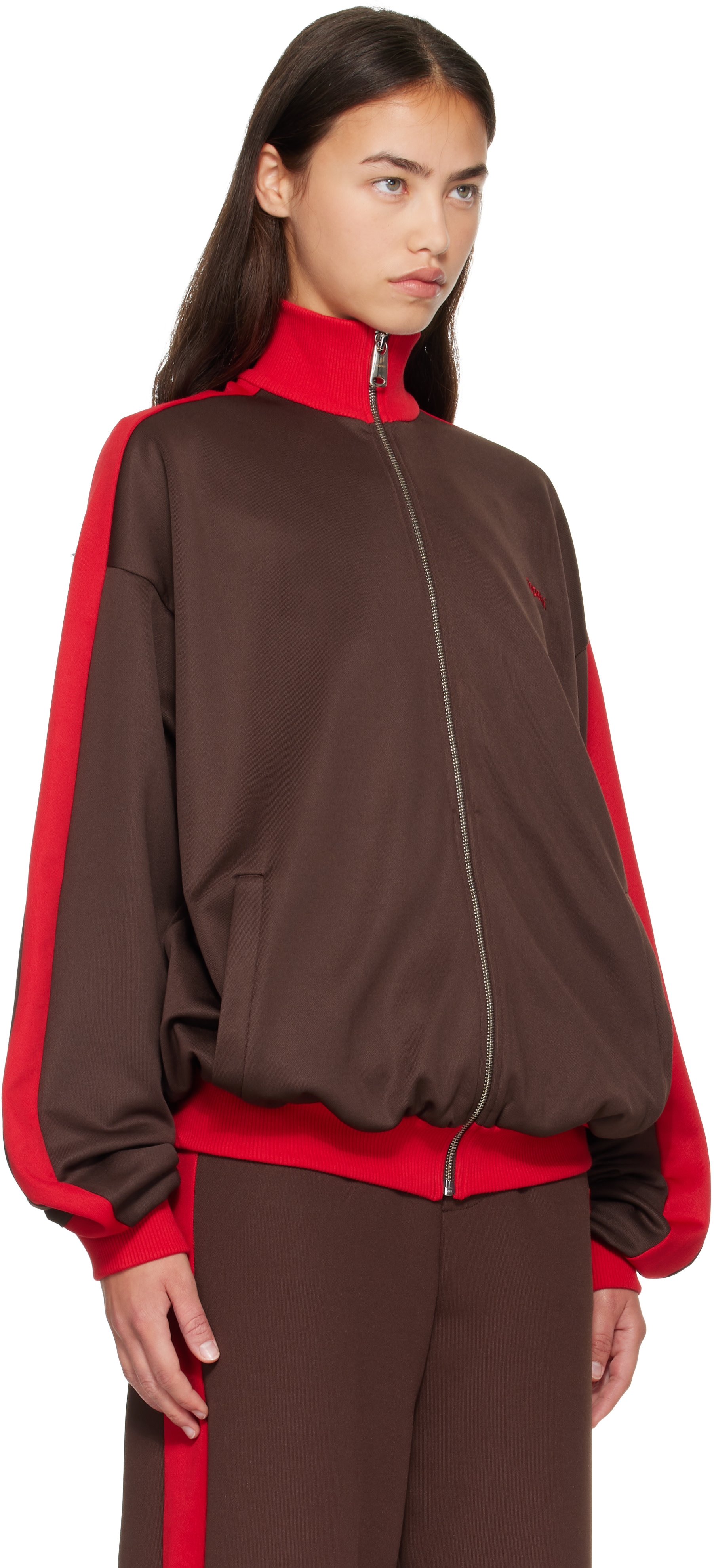 Coperni - Brown Oversized Track Jacket