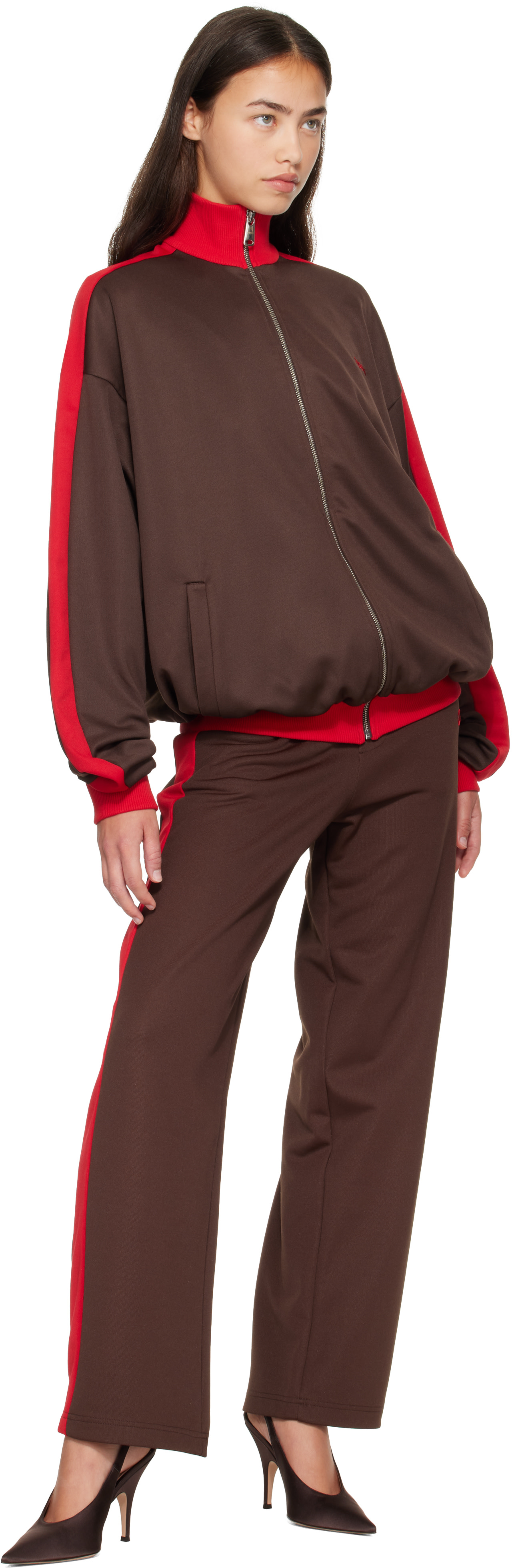 Coperni - Brown Oversized Track Jacket