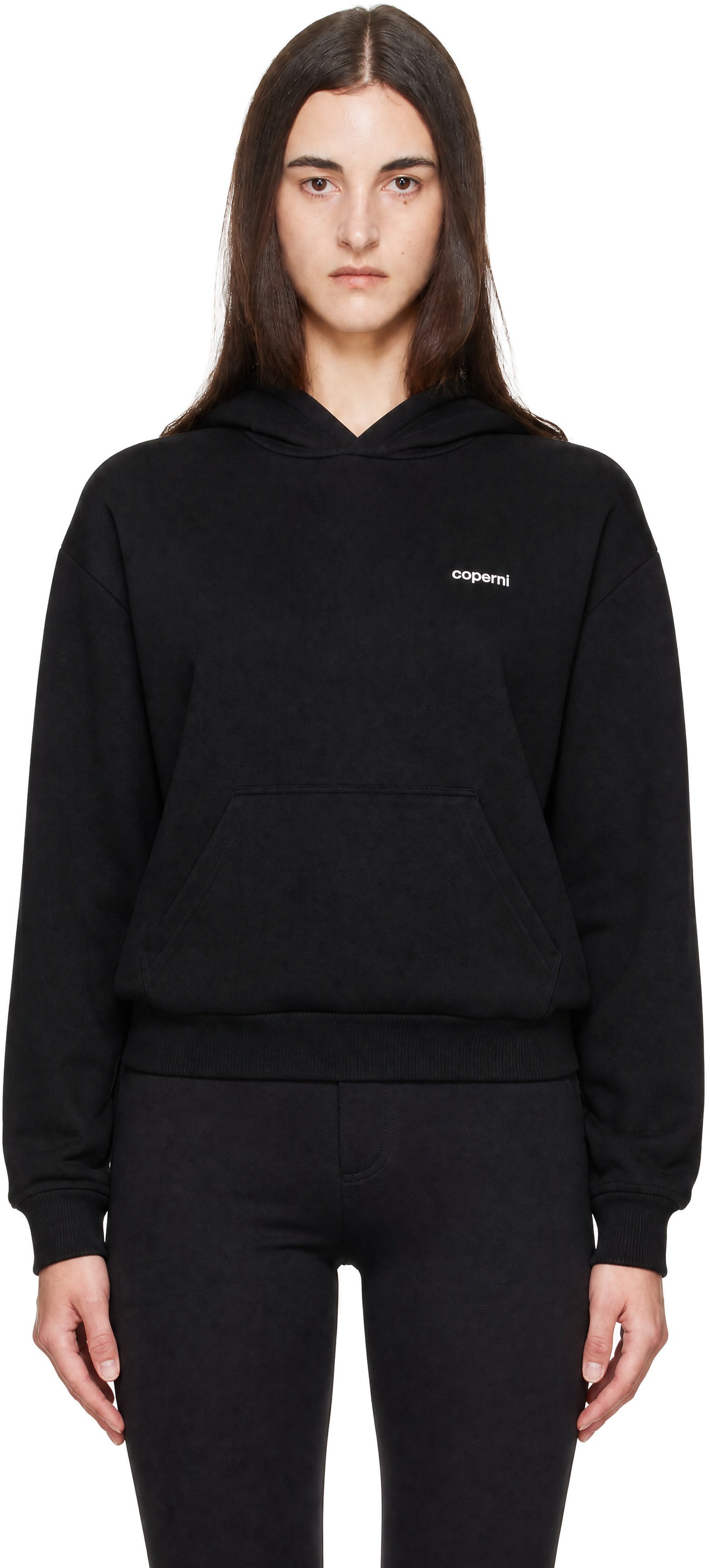 Coperni - Black Cap Hoodie