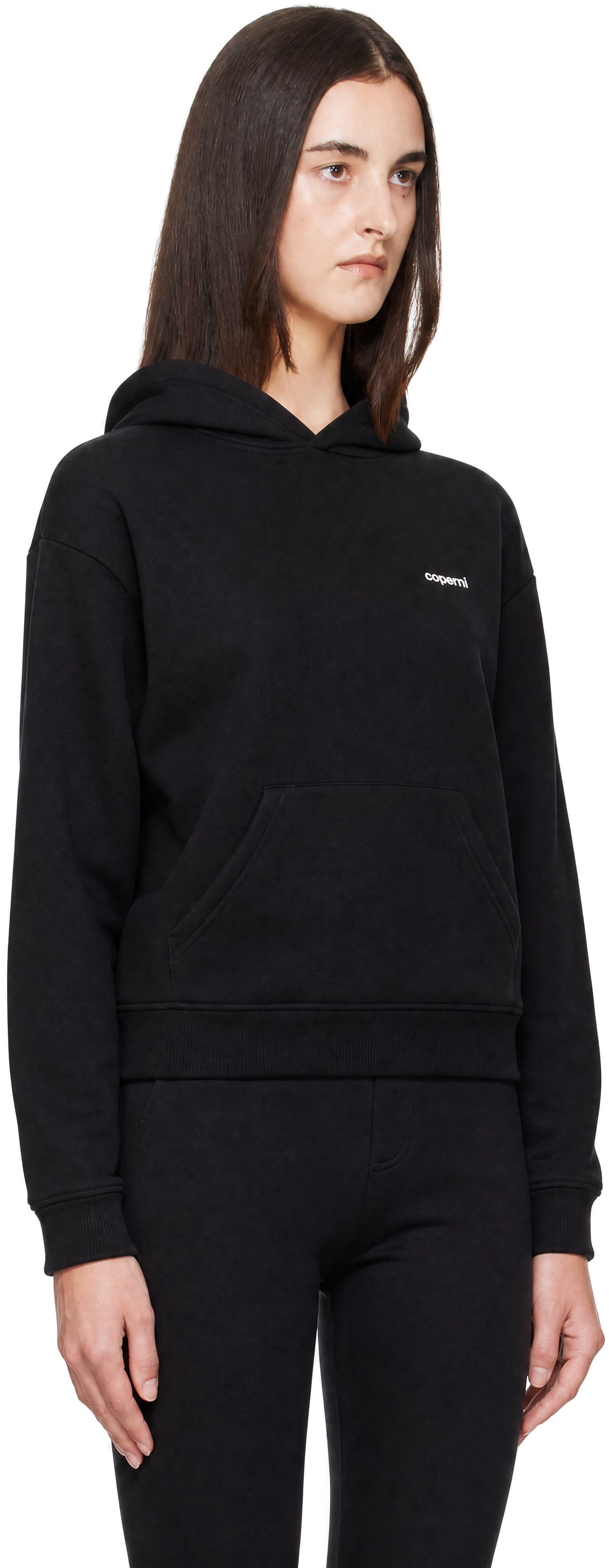 Coperni - Pull à capuche noir à visière