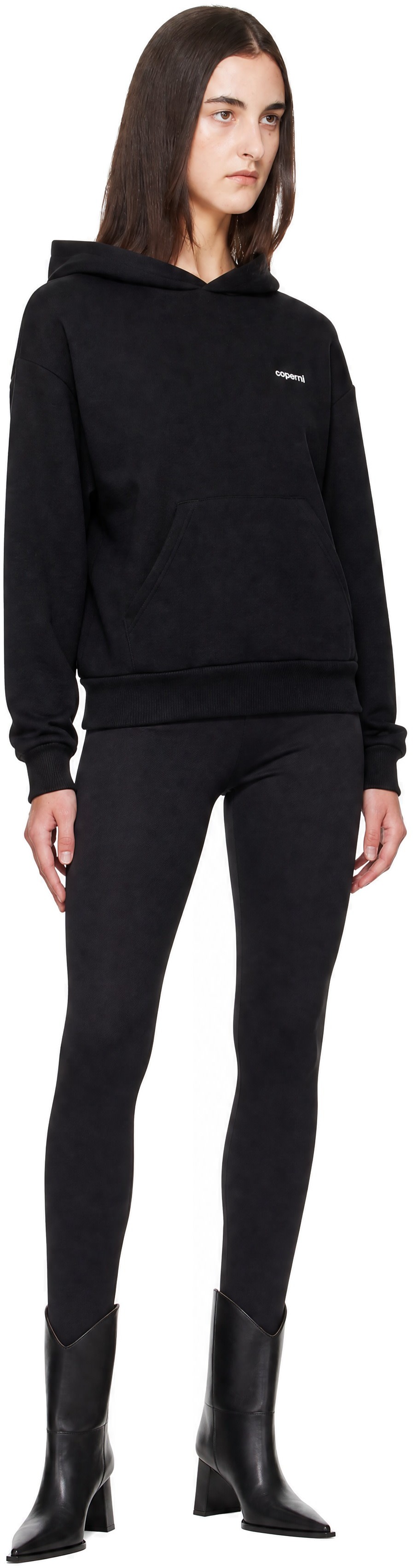 Coperni - Black Cap Hoodie