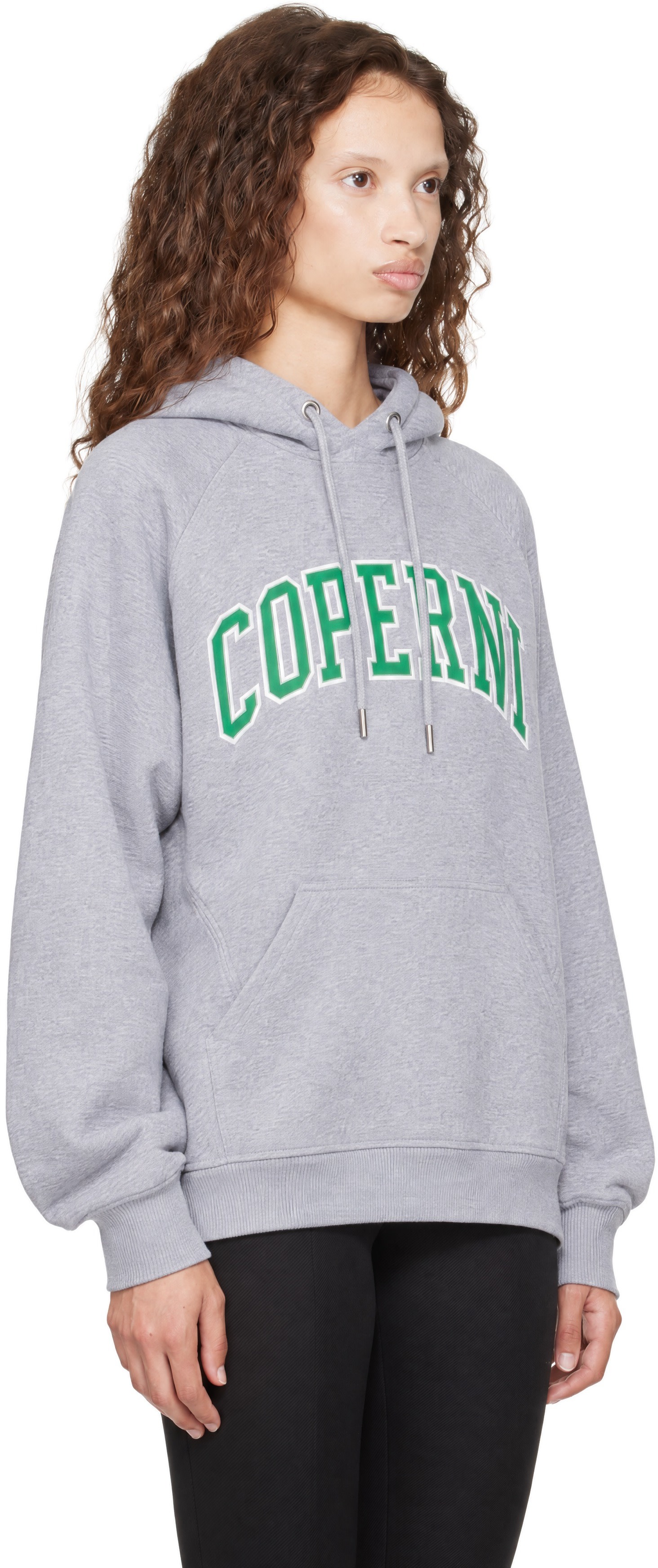 Coperni - Pull à capuche gris de style collégial