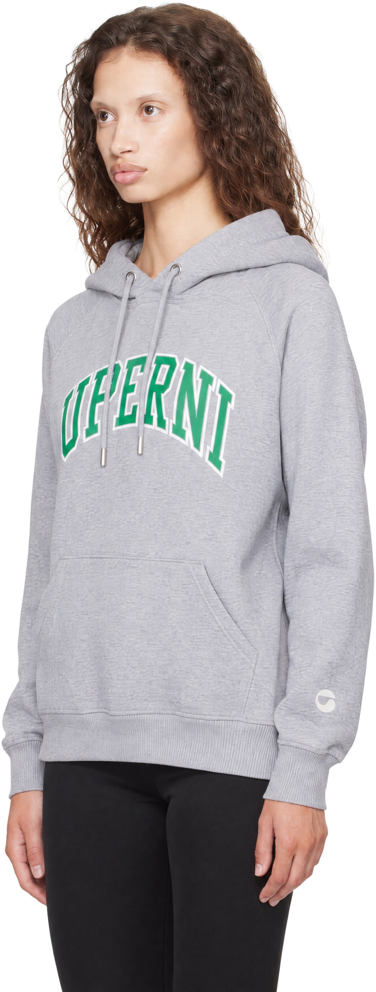 Coperni - Pull à capuche gris de style collégial