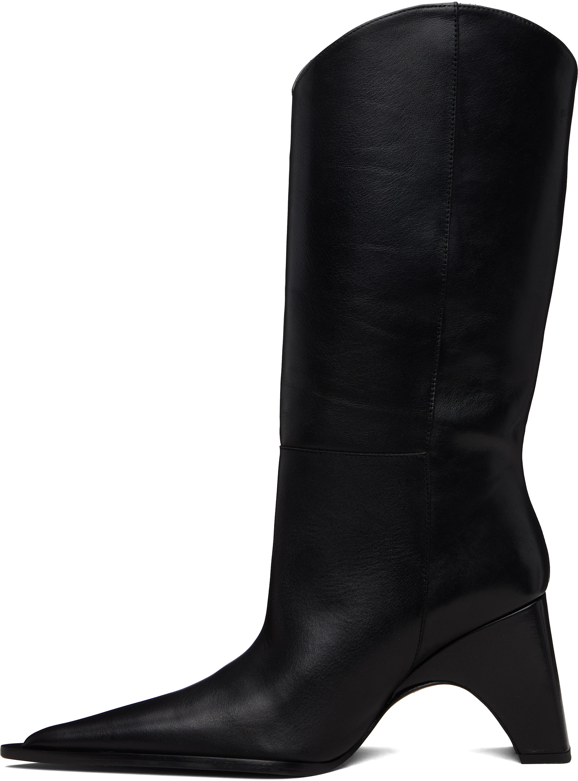 Coperni - Bottes western noires à semelle arquée