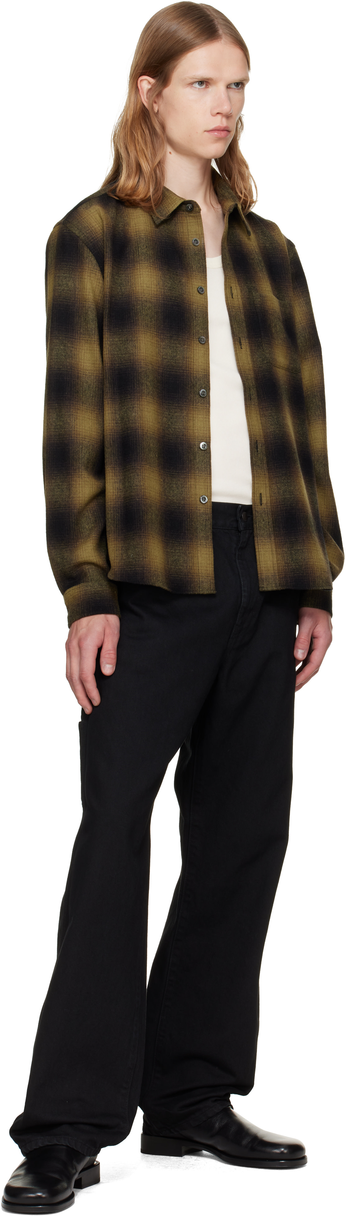 vowels - Khaki River Shirt