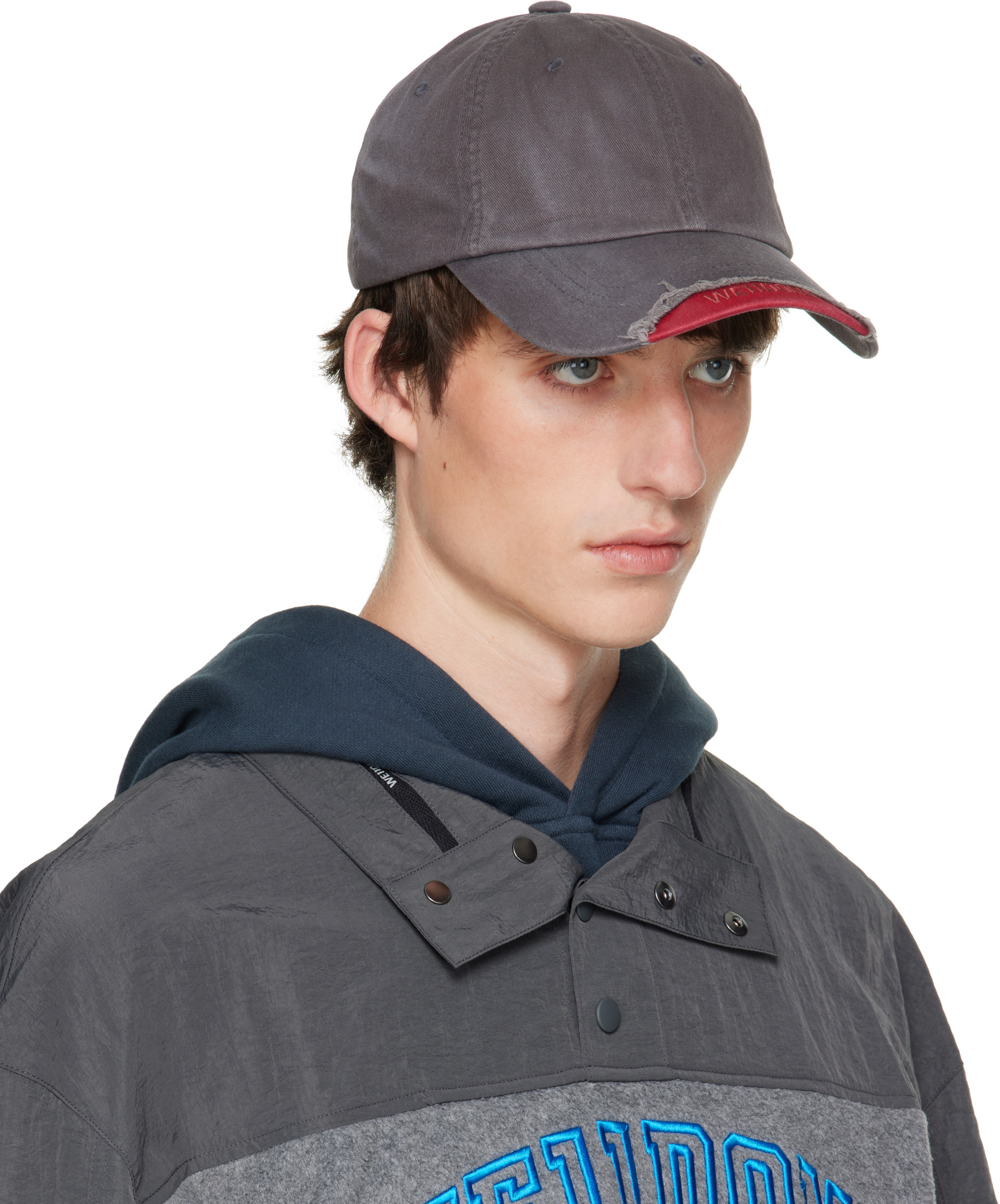 We11done - Gray Distressed Cap