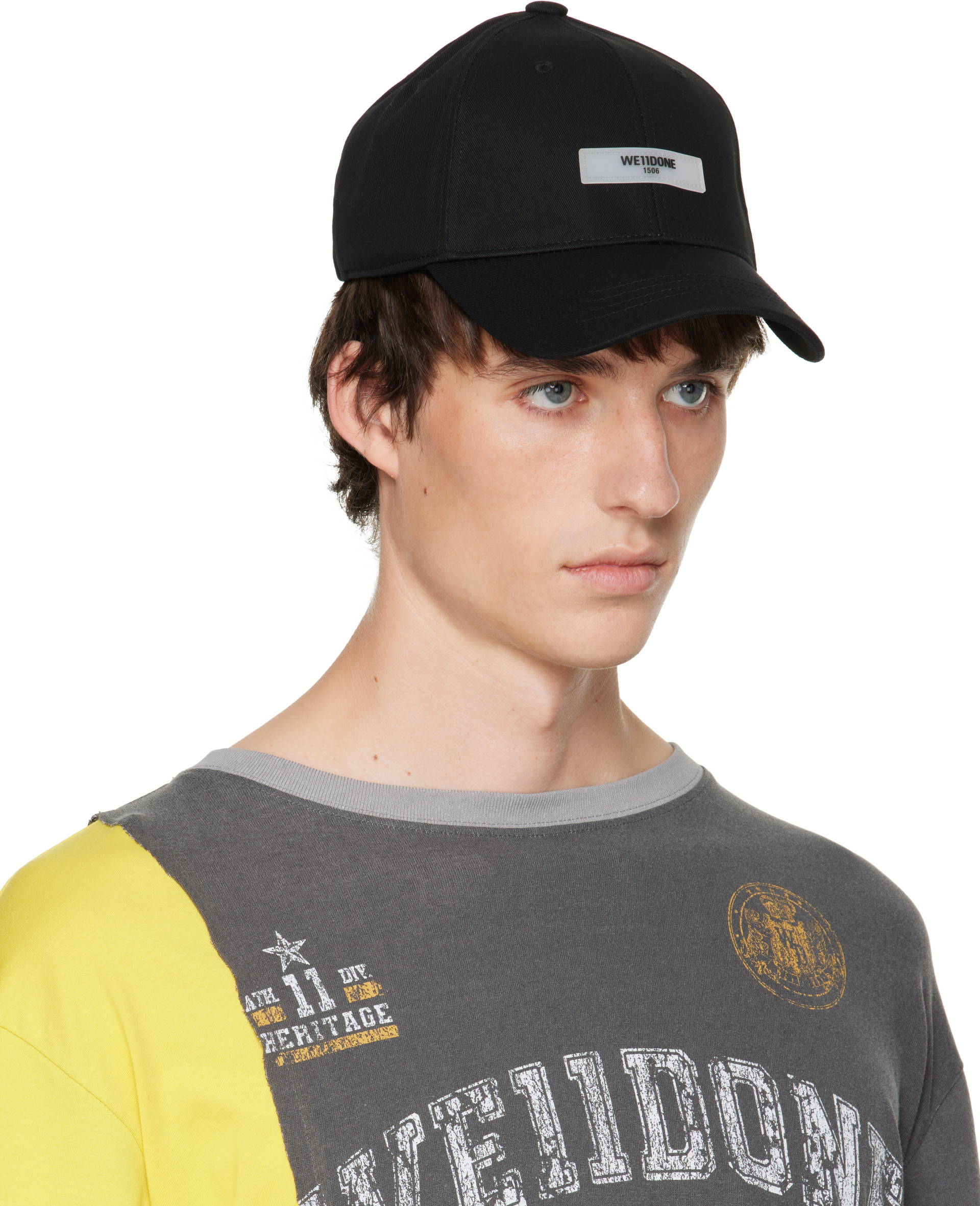 We11done - Black Logo Patch Cap