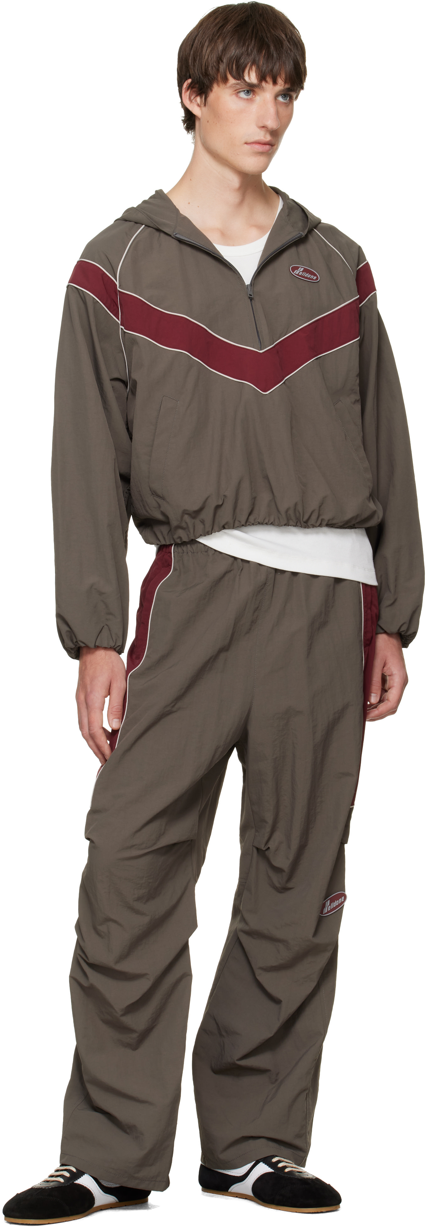 We11done - Gray Sporty Track Pants
