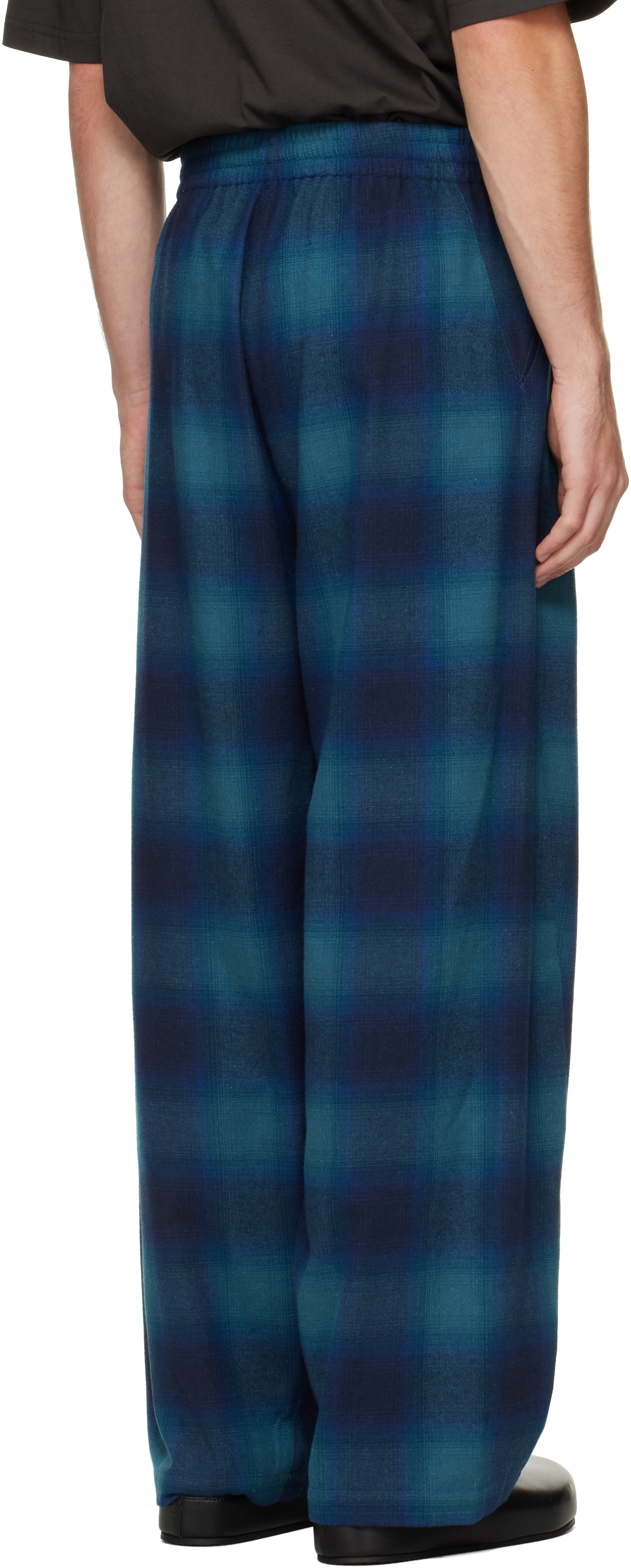 We11done - Blue Flannel Lounge Pants