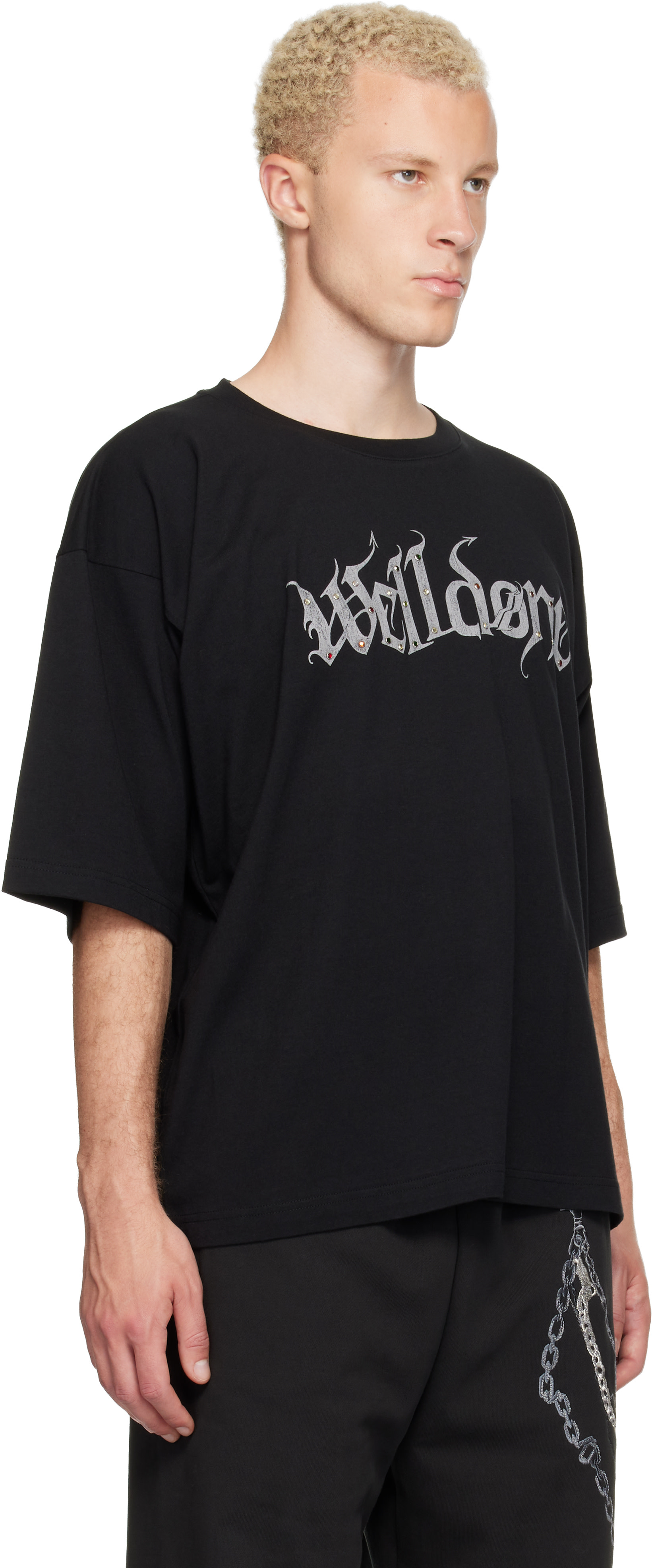 We11done - T-shirt Devil Arms Up noir