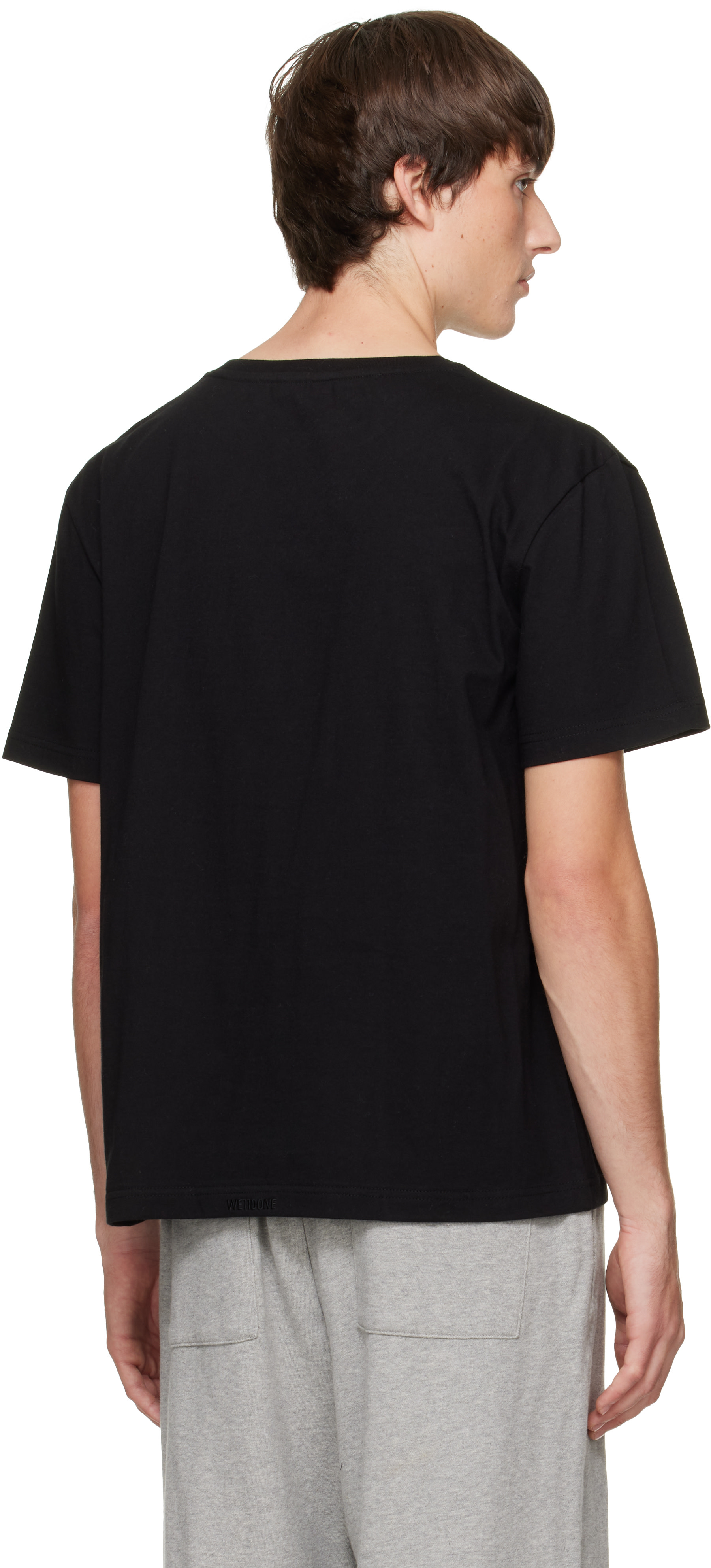We11done - Black Glowstar T-shirt