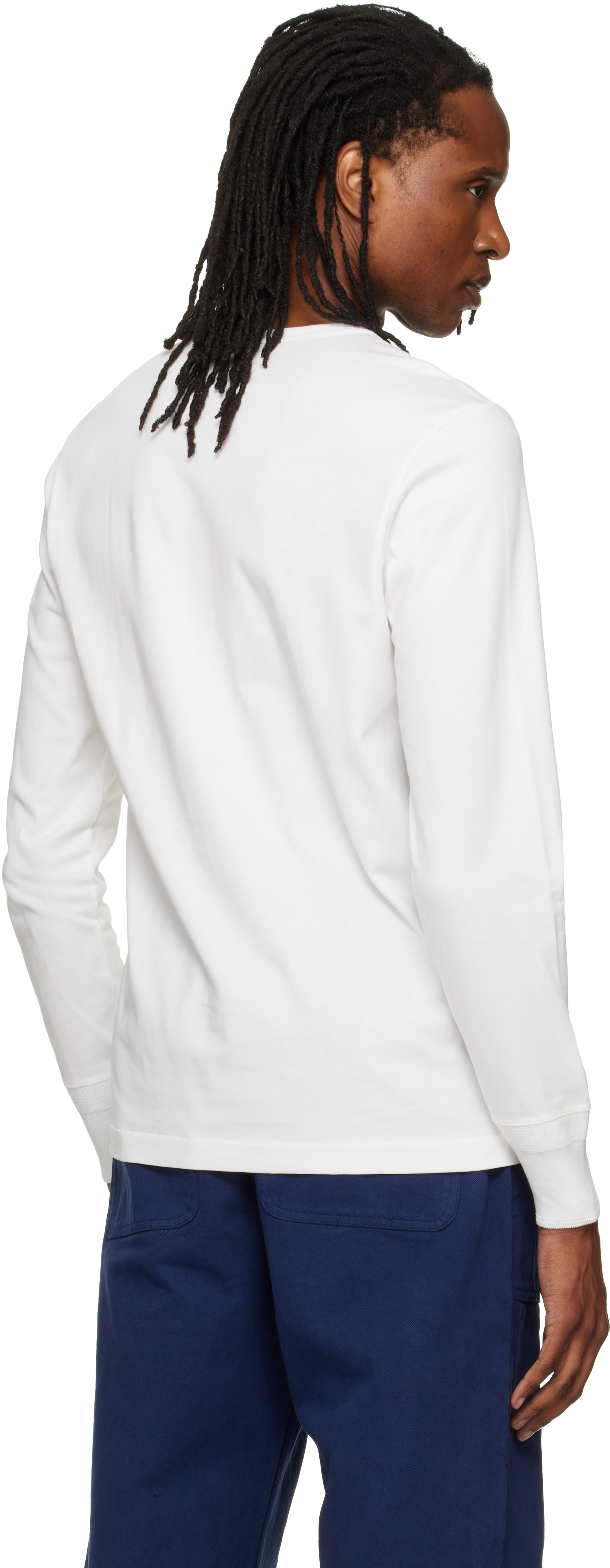 Merz b. Schwanen: ホワイト 2M06 'Mid-Century Machine' Refined Fit