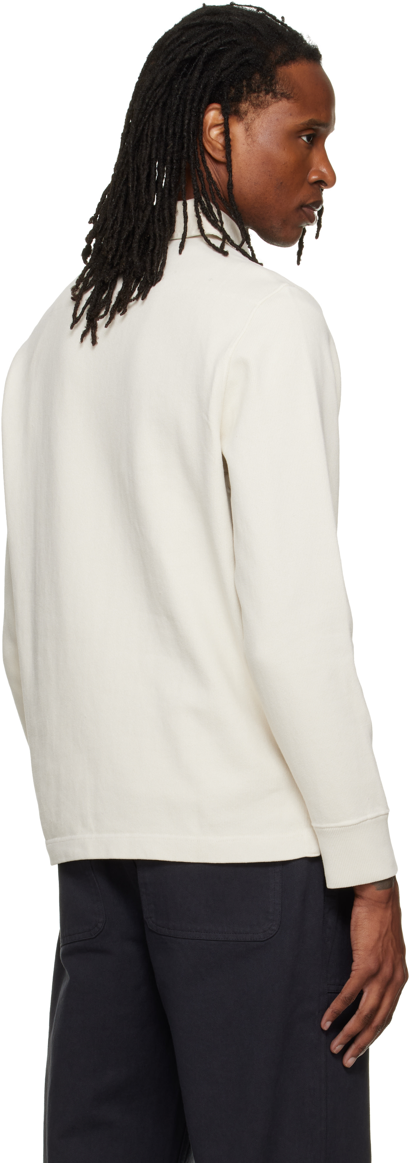 Merz b. Schwanen: オフホワイト Sturdy Cotton Interlock Jersey