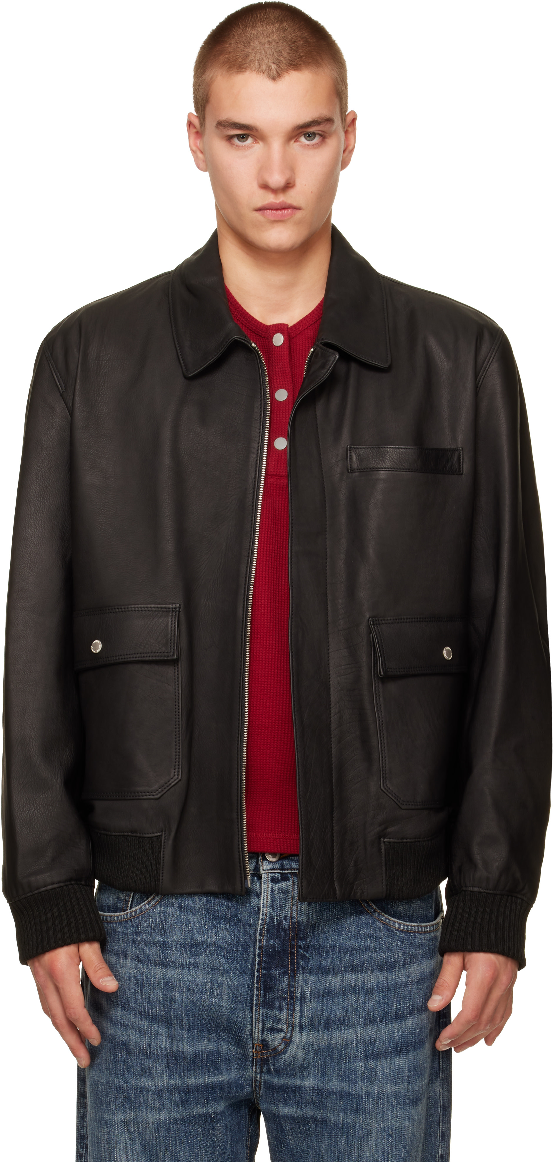 CARRER - Black Coda Leather Jacket